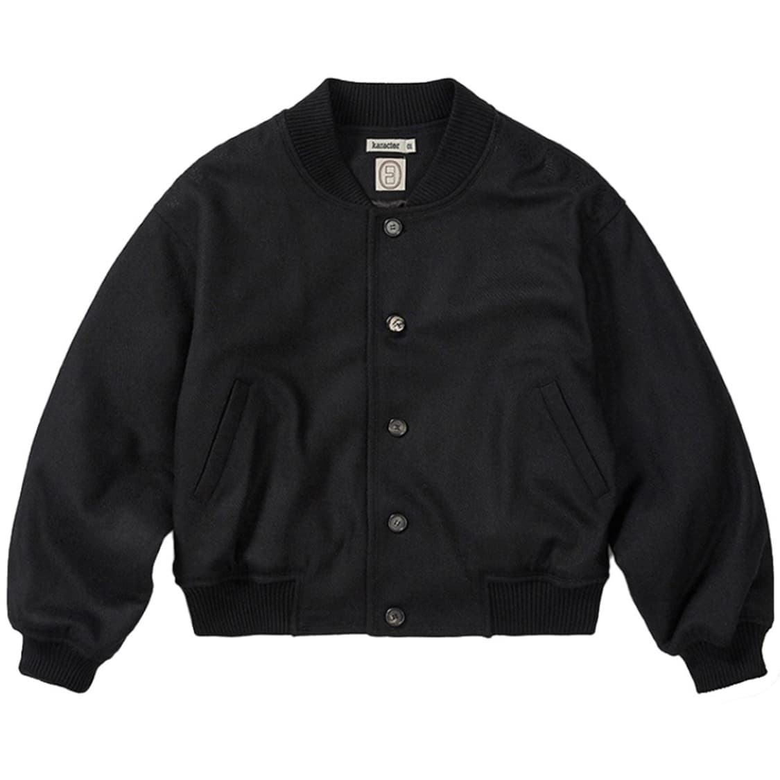 karactor 카락터 울 블루종 블랙 00사이즈 상품이미지1