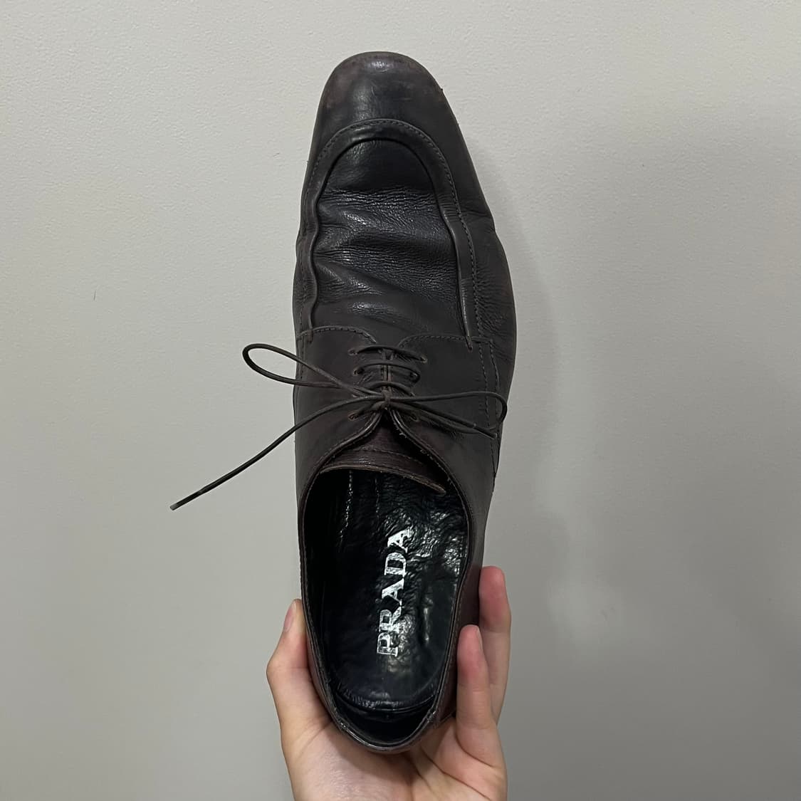Prada Turn up Toe Derby Shoes 상품이미지6