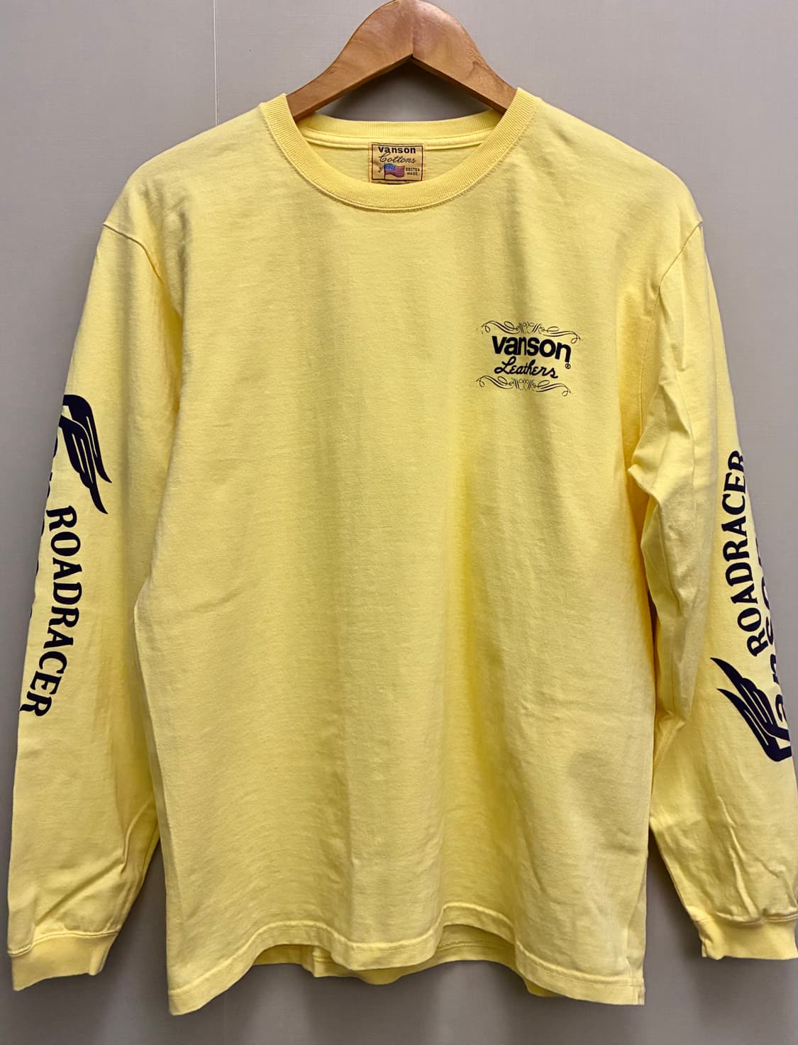 (L/100)Vanson 밴슨 로드레이서 모터사이클 롱슬리브 티셔츠 상품이미지1