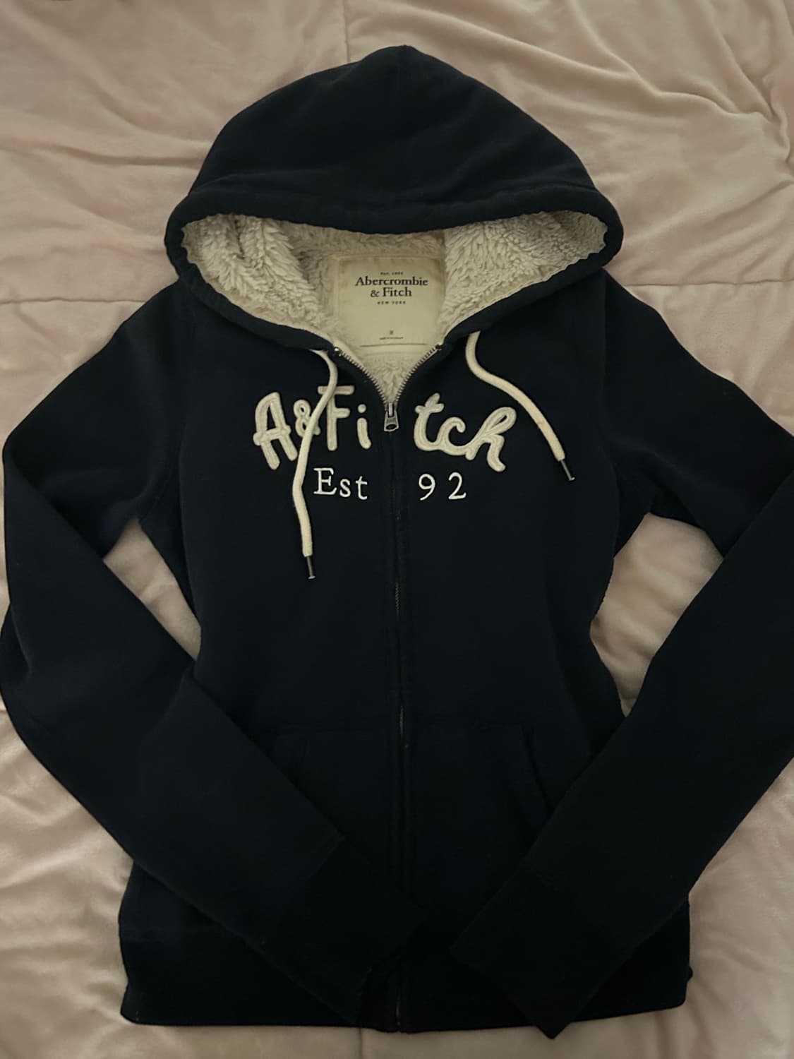 아베크롬비 양털 슬림핏 후드집업 상품이미지2