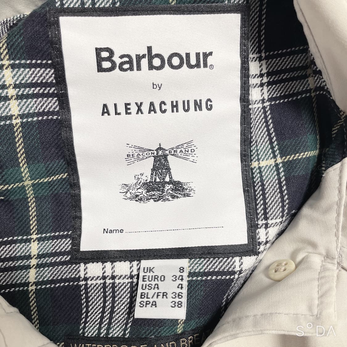 바버 알렉사청 트렌치 코트 상품이미지3