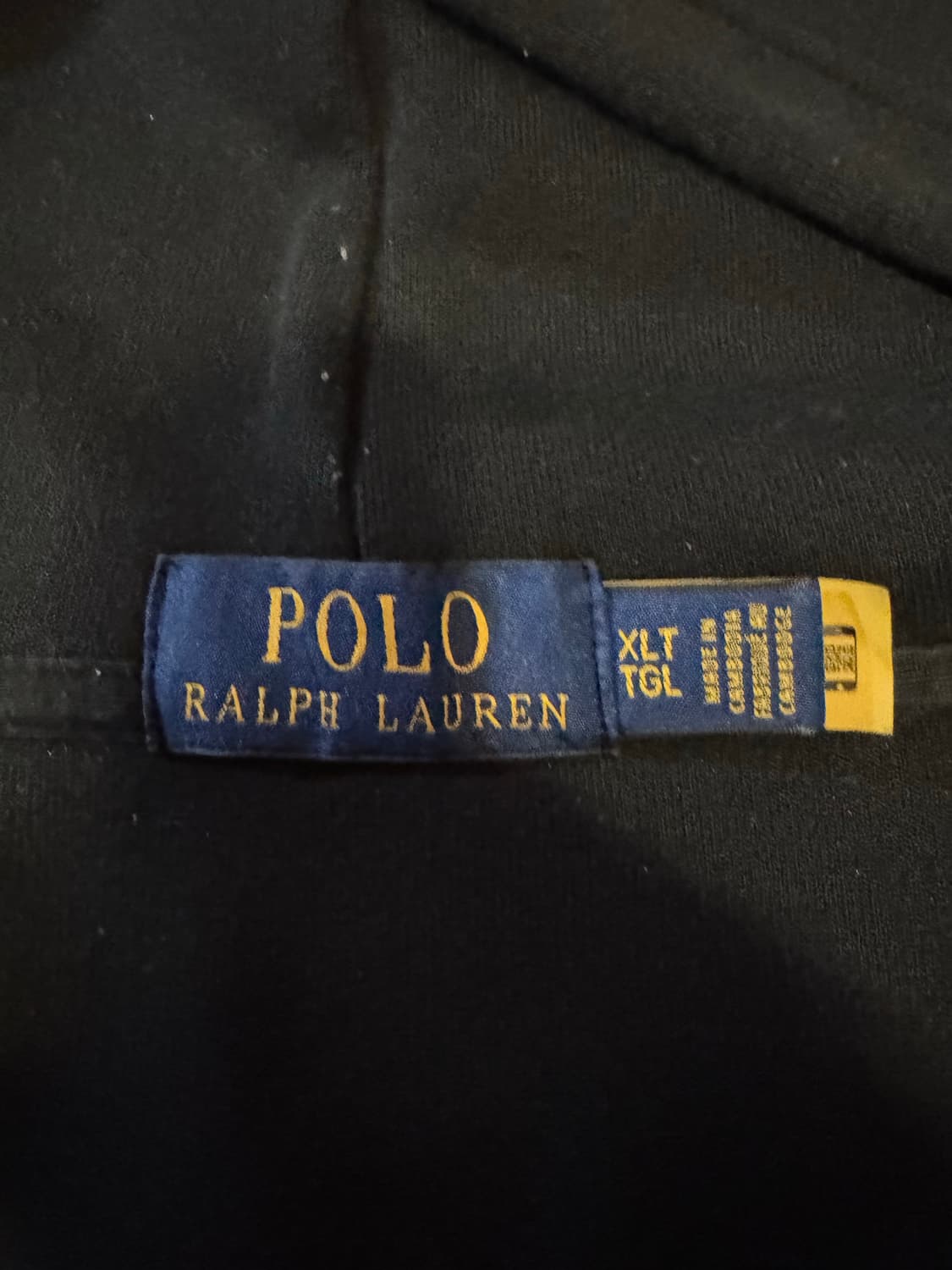 폴로 블랙 후드집업 XL 상품이미지3