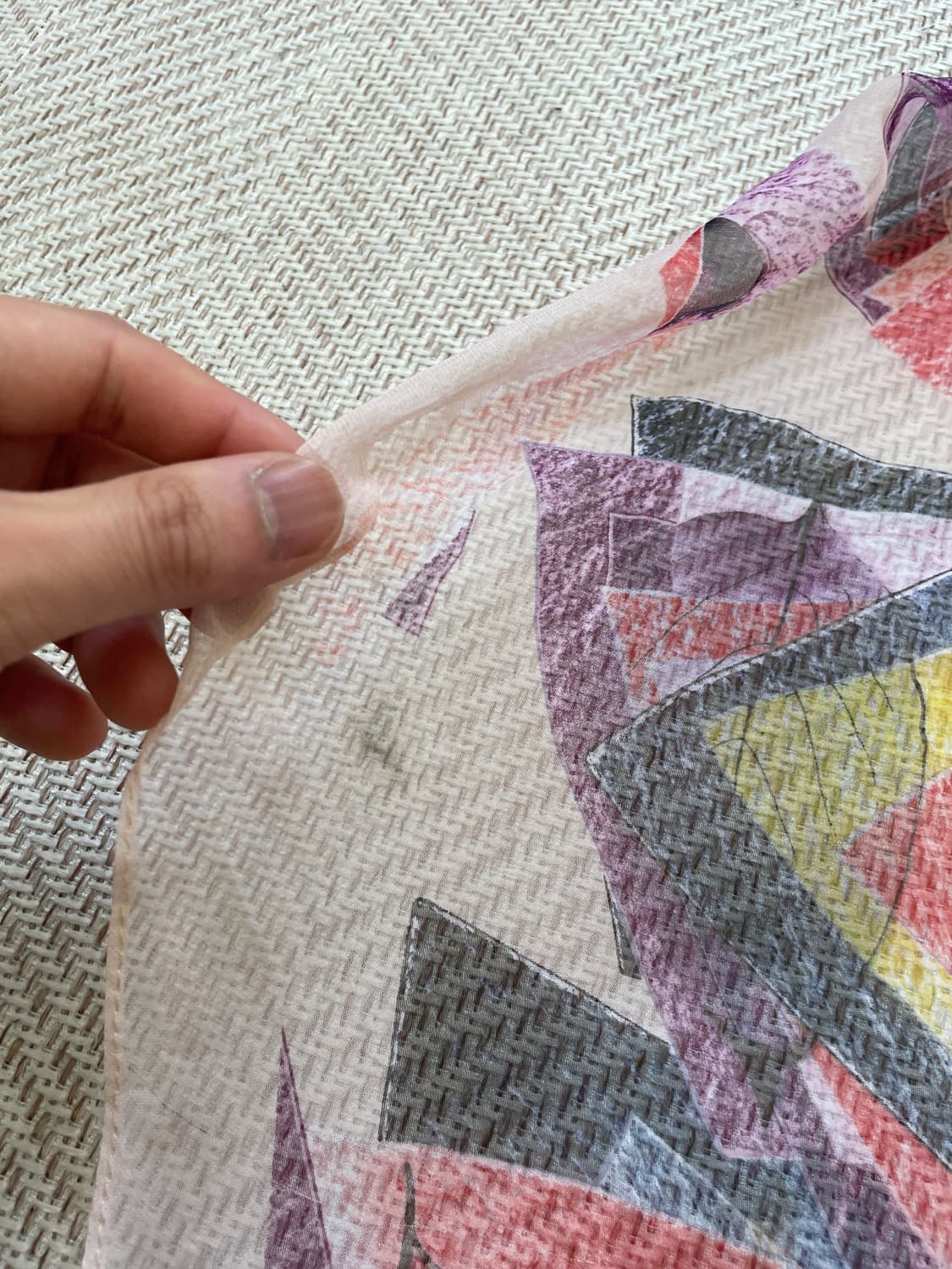 빈티지 실크 플로럴 스카프  상품이미지10