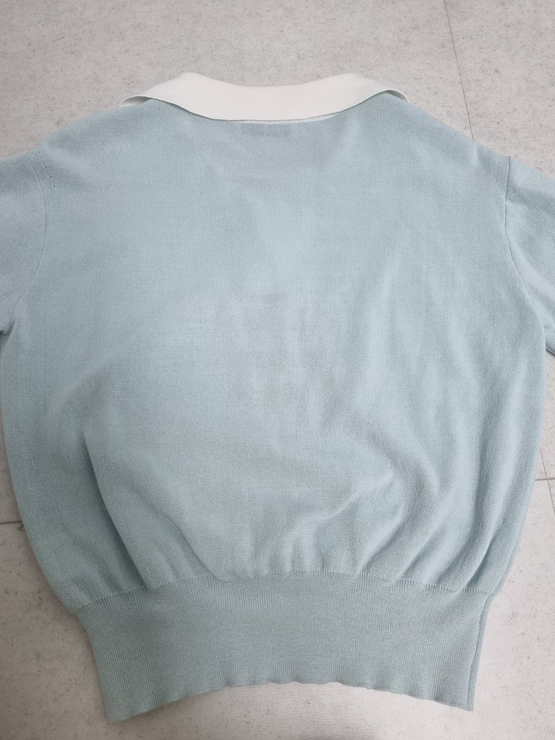 구호플러스 반팔 니트 (안소희 착용) 상품이미지6