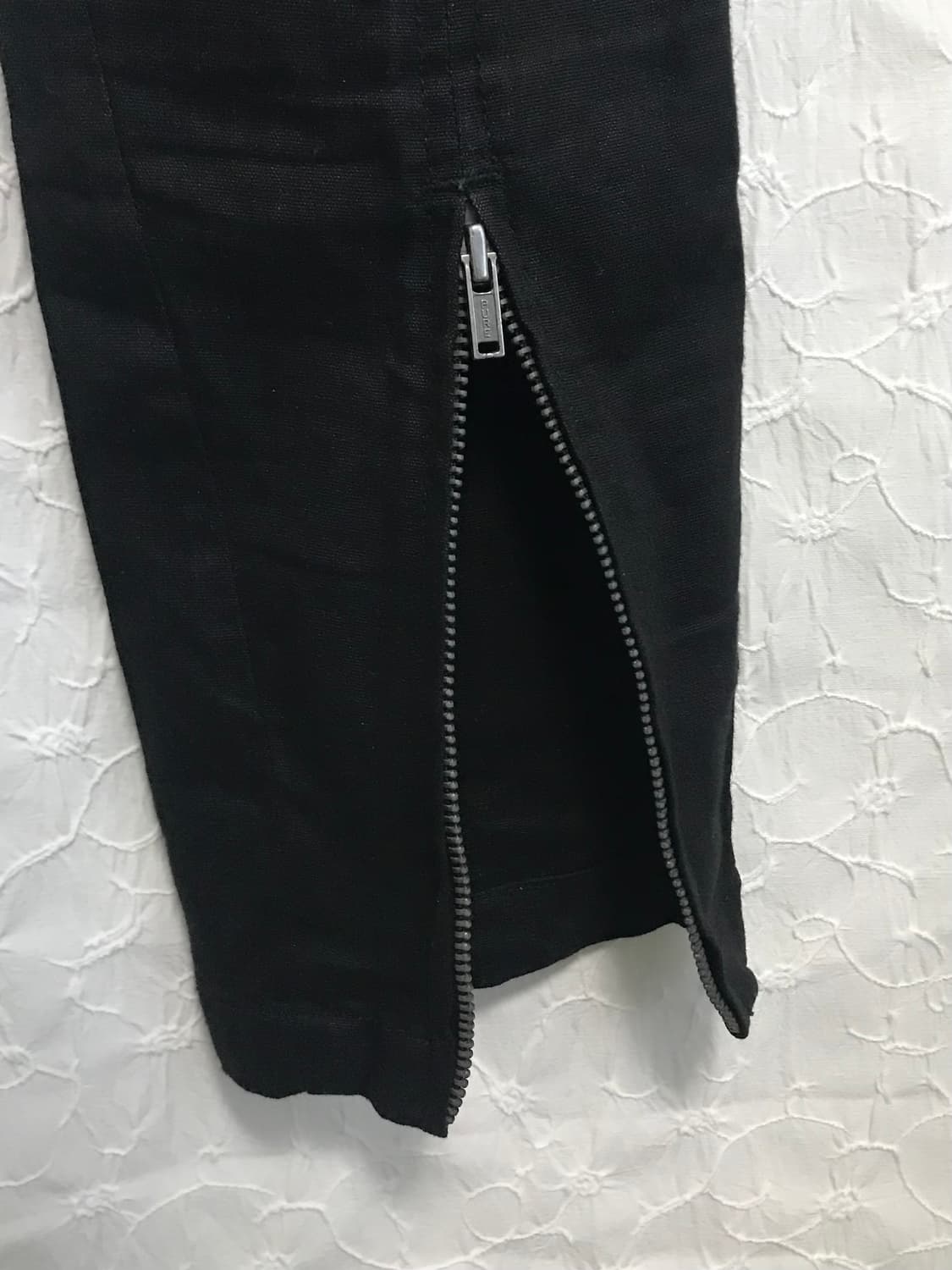 빈티지 dkny 아카이브 펑크 지퍼 린넨 팬츠 상품이미지4