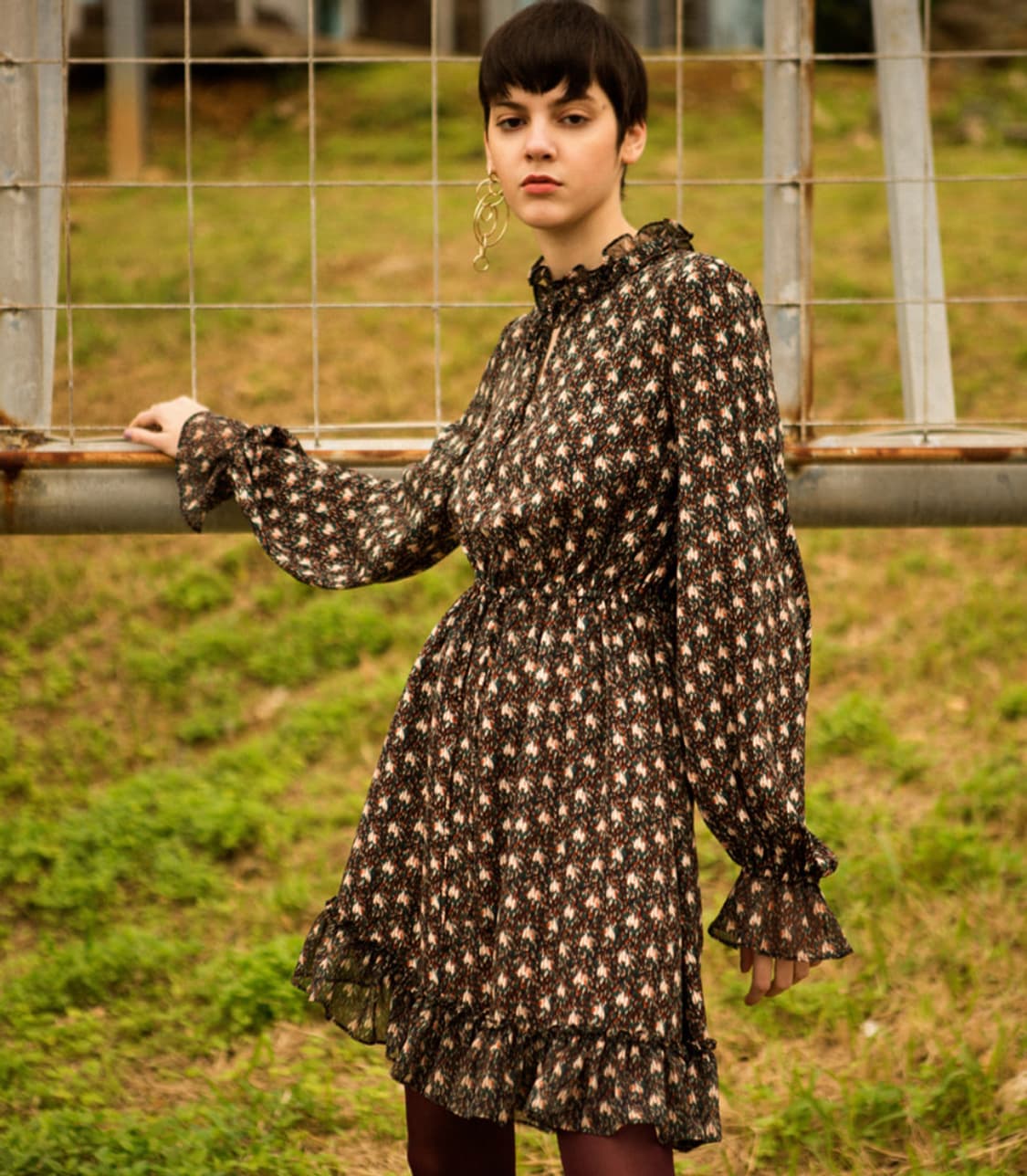 앤더슨벨(Anderson Bell) IVY 셔링원피스 55 상품이미지1