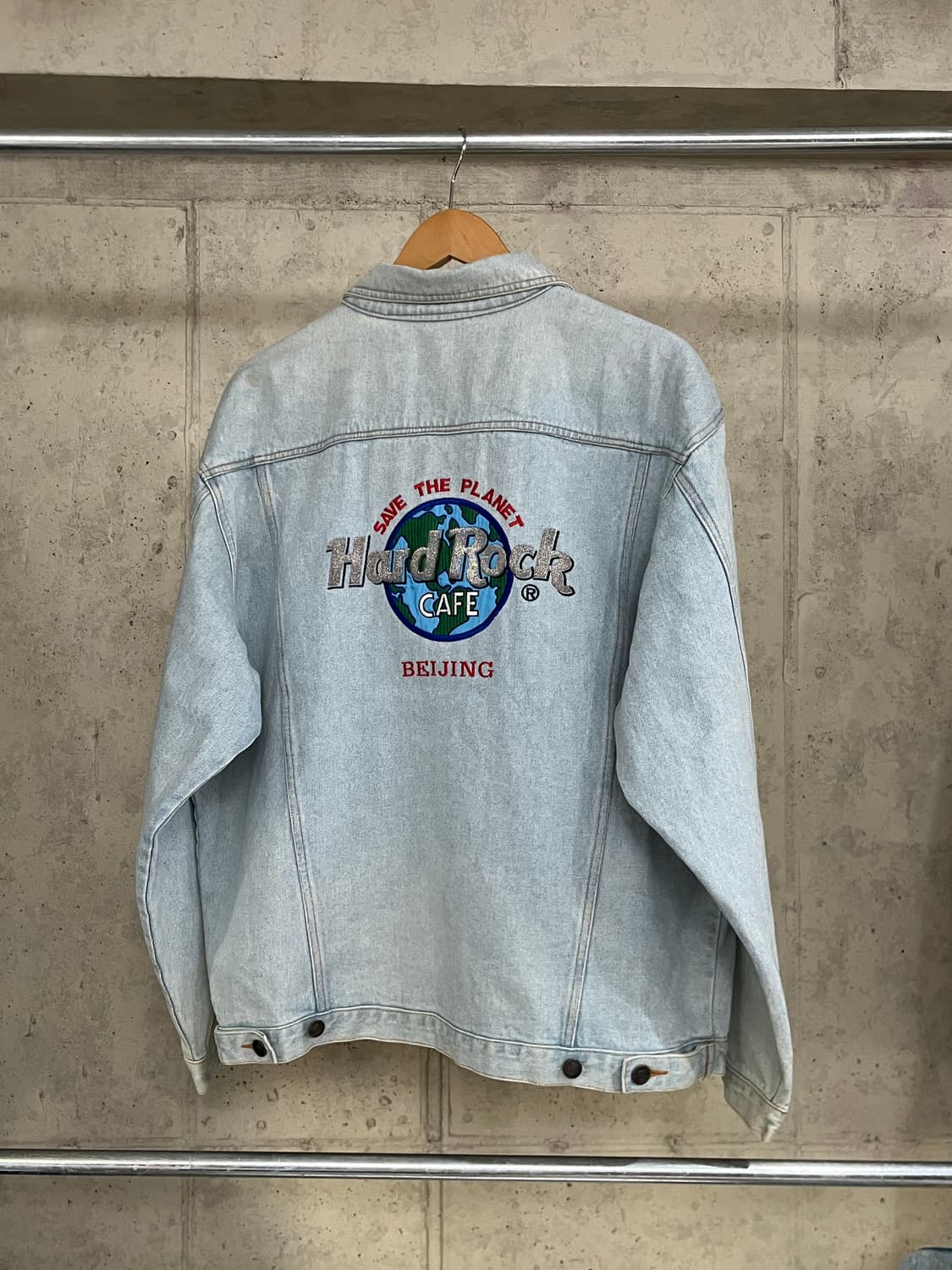 90s HARD ROCK CAFE DENIM JACKET 상품이미지1