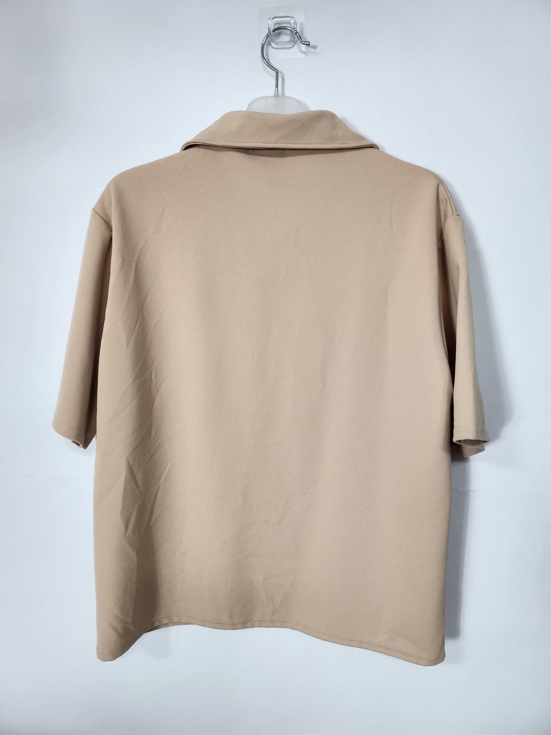 CM 베이지 반팔 카라티 105 XL 새제품 상품이미지5