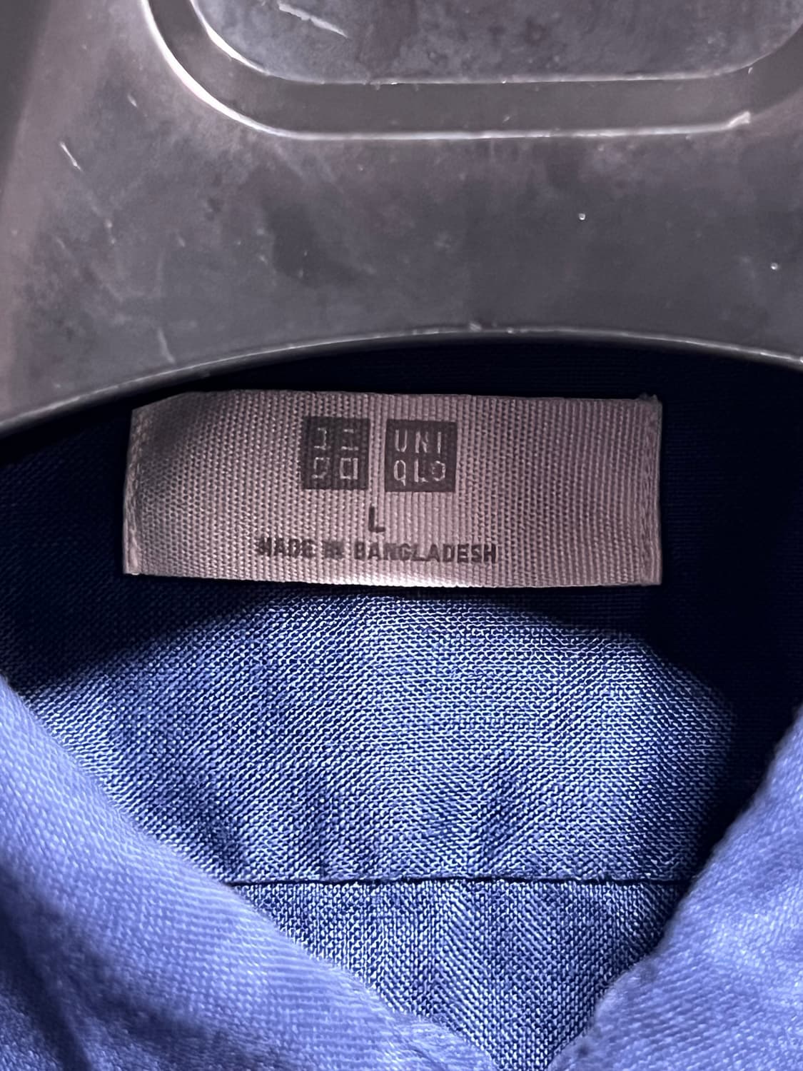 유니클로 린넨셔츠 L  상품이미지2