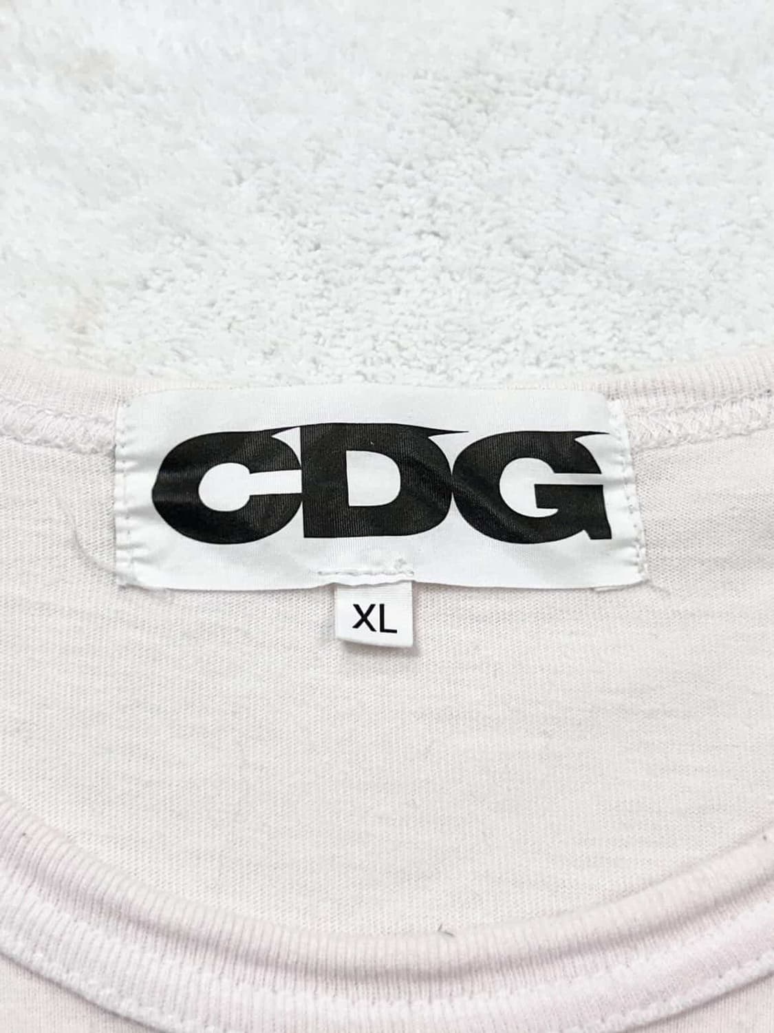 꼼데가르송 CDG 뮤트핑크 반팔 상품이미지7