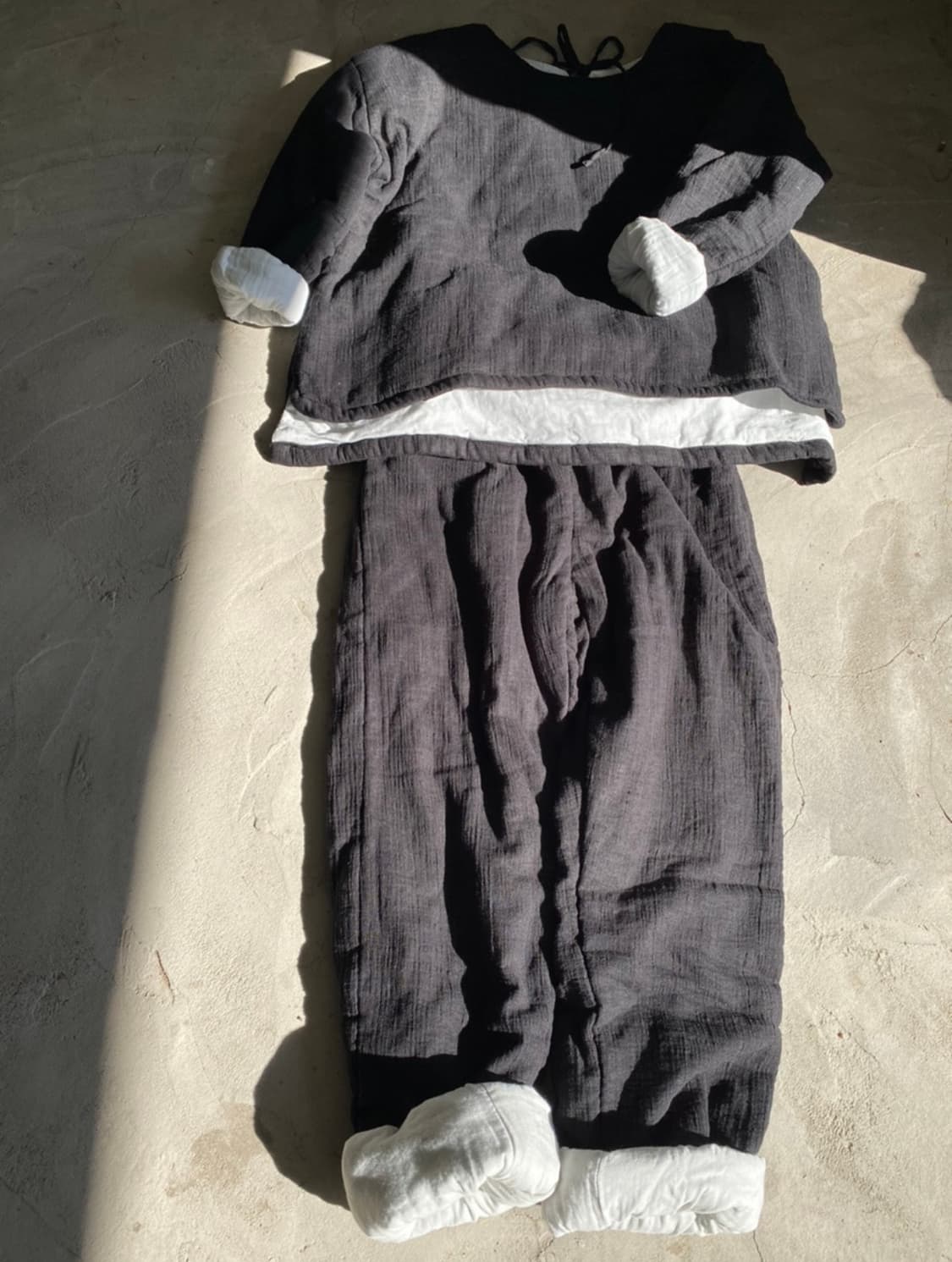 솜 패디드 셋업 상품이미지1