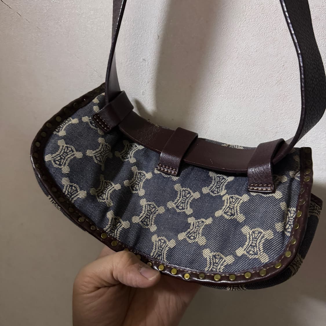 빈티지 셀린느 데님 트리오페 벨트백 상품이미지5