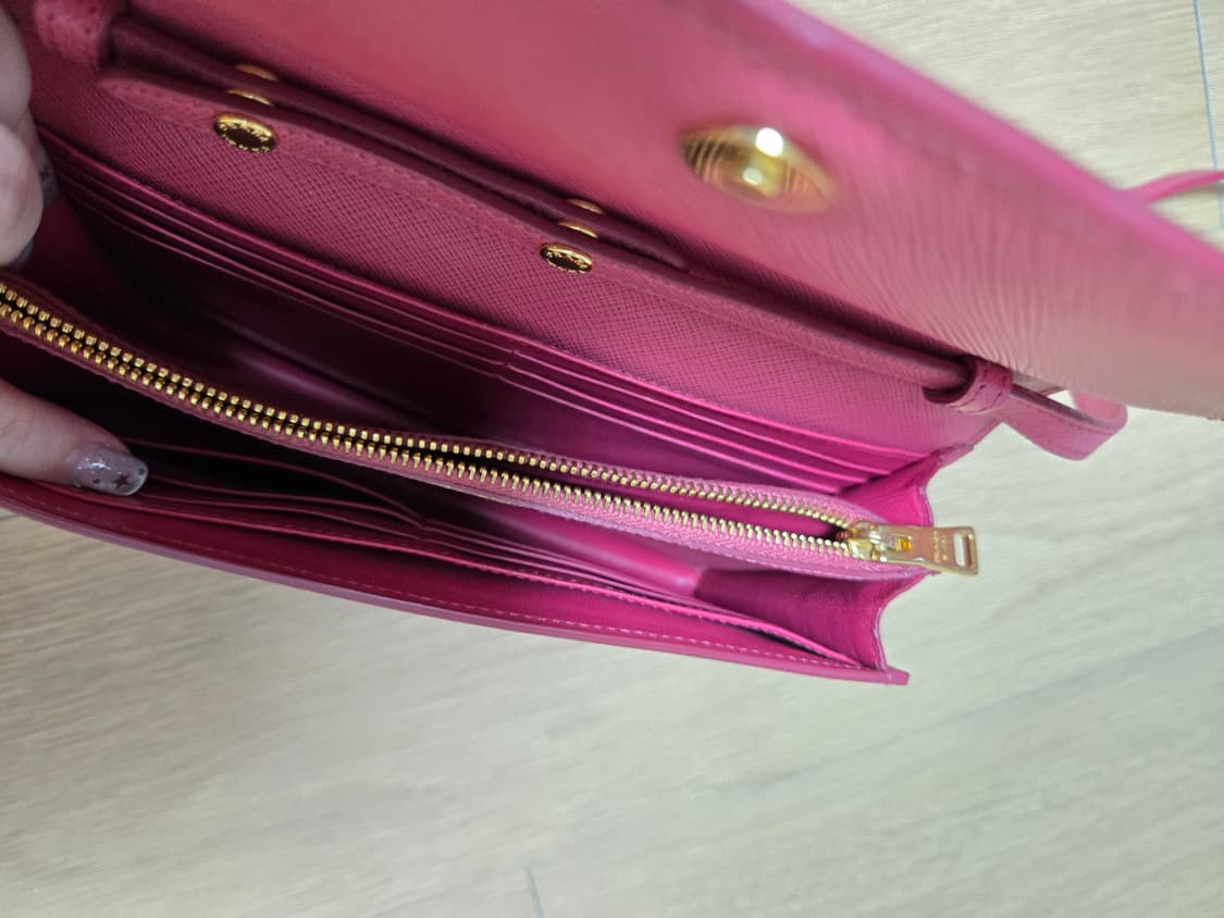 프라다 사피아노 가죽 미니백 핑크 상품이미지5