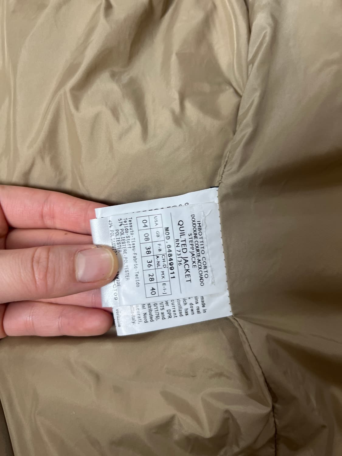 MAX&Co. 여성 퀼팅 패딩 자켓 상품이미지5