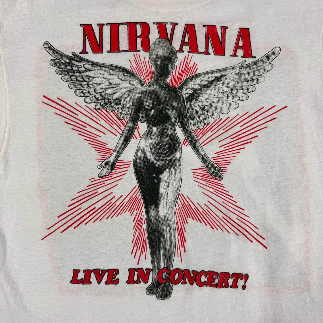 빈티지 90s Nirvana In Utero 너바나 인 유테로 티셔츠 상품이미지4