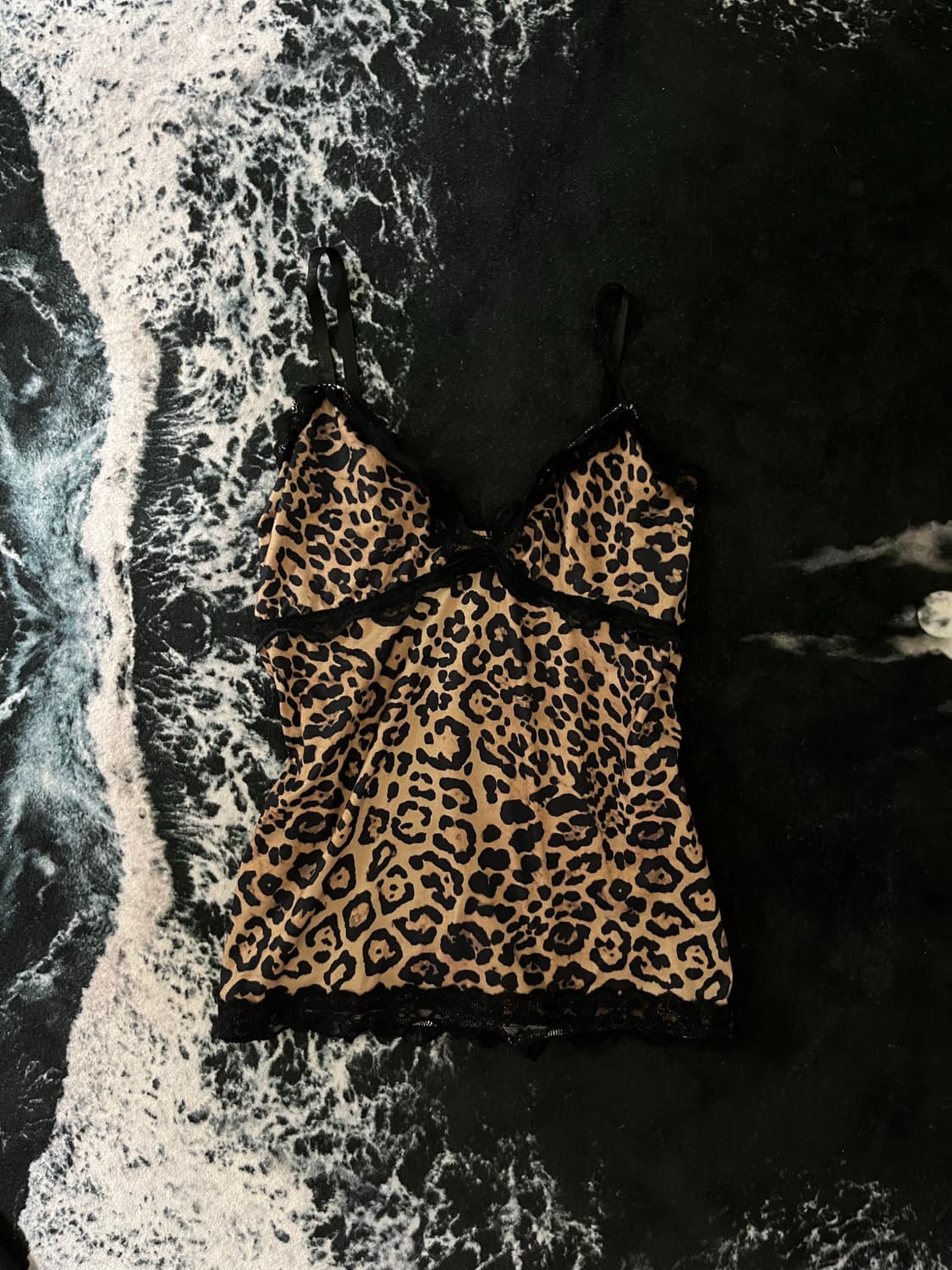 레오파드 슬리브리스(끈조절가능) 상품이미지1