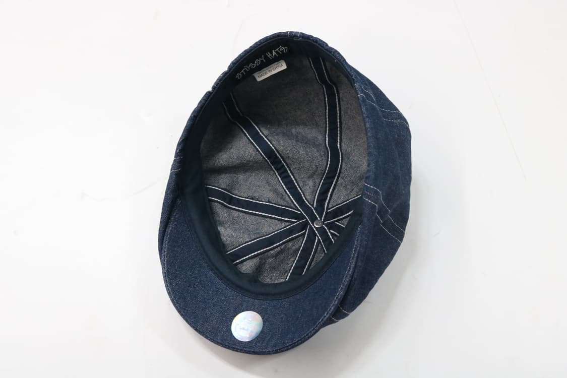 스투시 Stussy  빈티지 데님 레드 로고 자수 헌팅캡 (L/XL) 상품이미지6