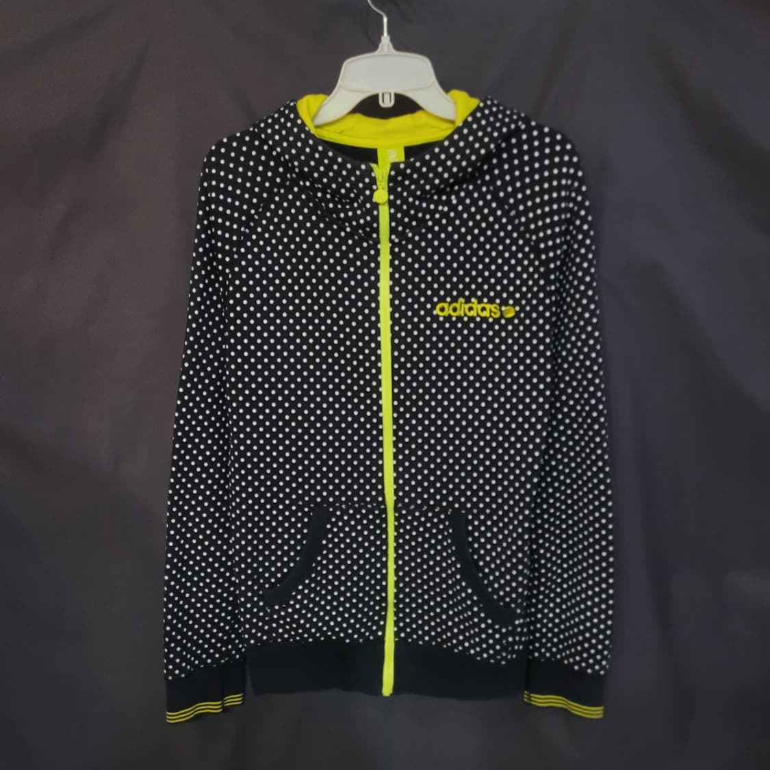 아디다스 neo 일본판 도트 땡땡이 후드집업 희귀템  상품이미지8