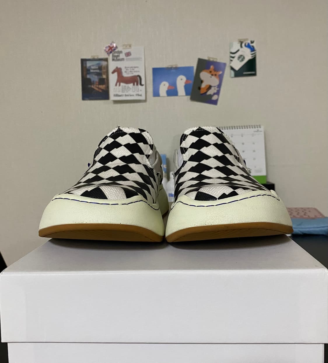 (250) 아더에러 체커보드 슬립온 풀박스 상품이미지2