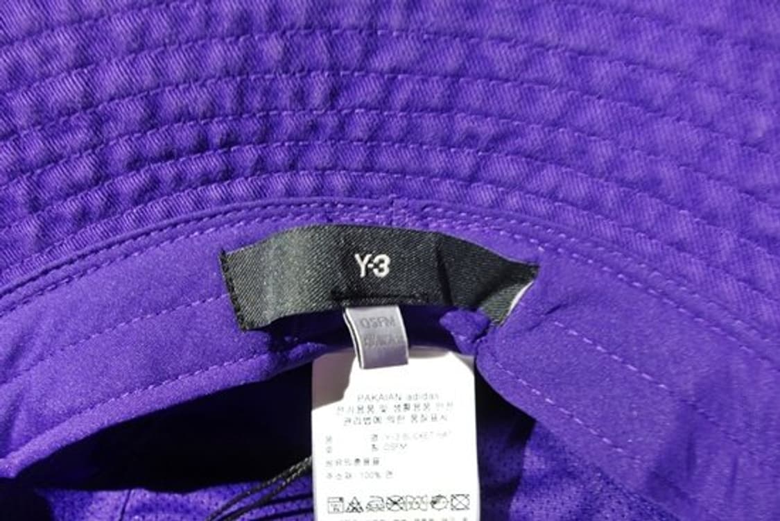Y-3 코튼 버킷햇 퍼플 OSFM (58cm) 상품이미지7