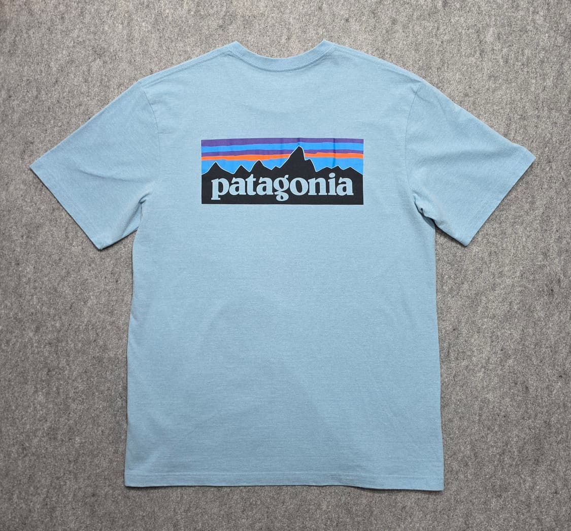 파타고니아 P-6 레귤러핏 베이직 반팔티 M 상품이미지1