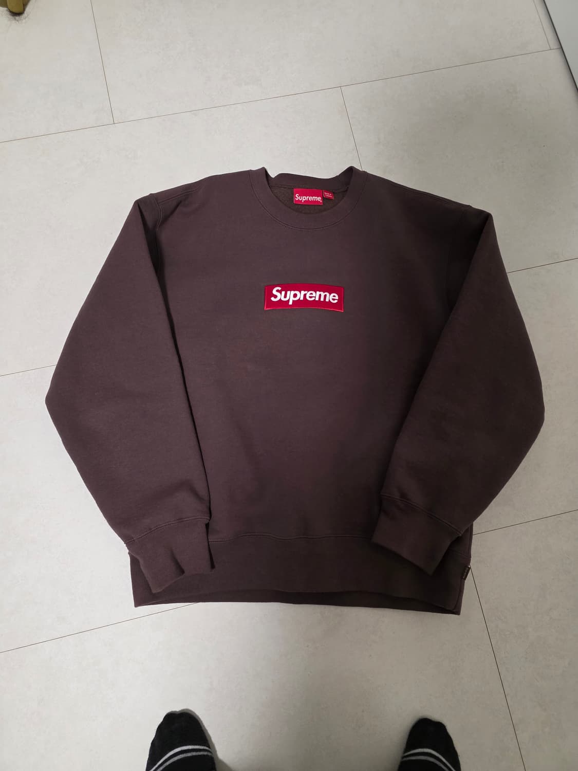 [M] 슈프림 박스로고 브라운 상품이미지1