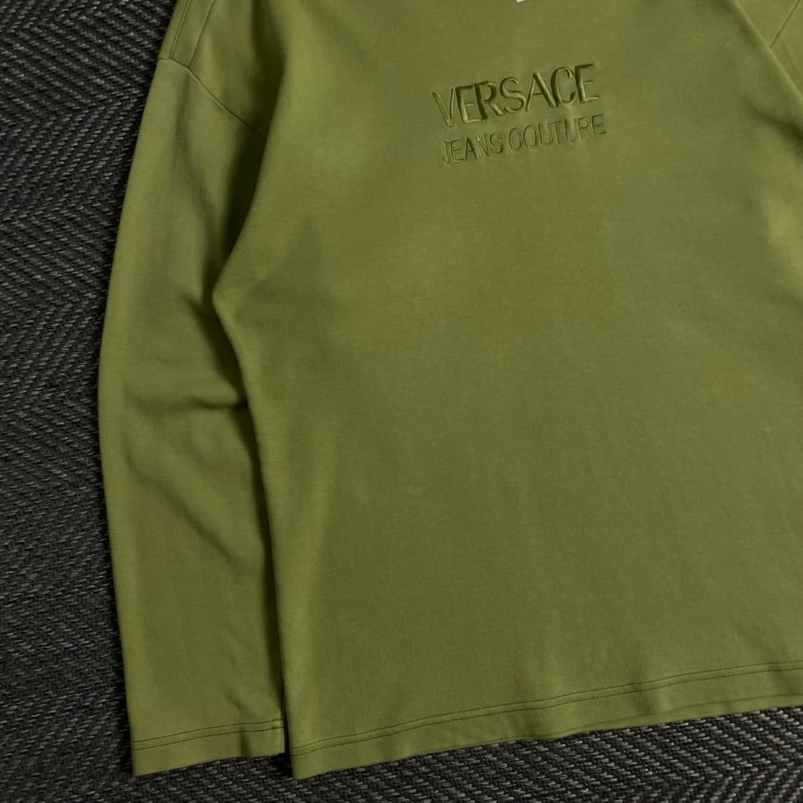 90s 베르사체 메두사 빅로고 아카이브 롱슬리브o 3640 상품이미지3