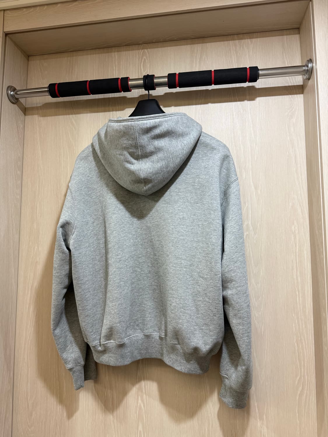 lady white LMINI HOODIE (heather grey) M 상품이미지3