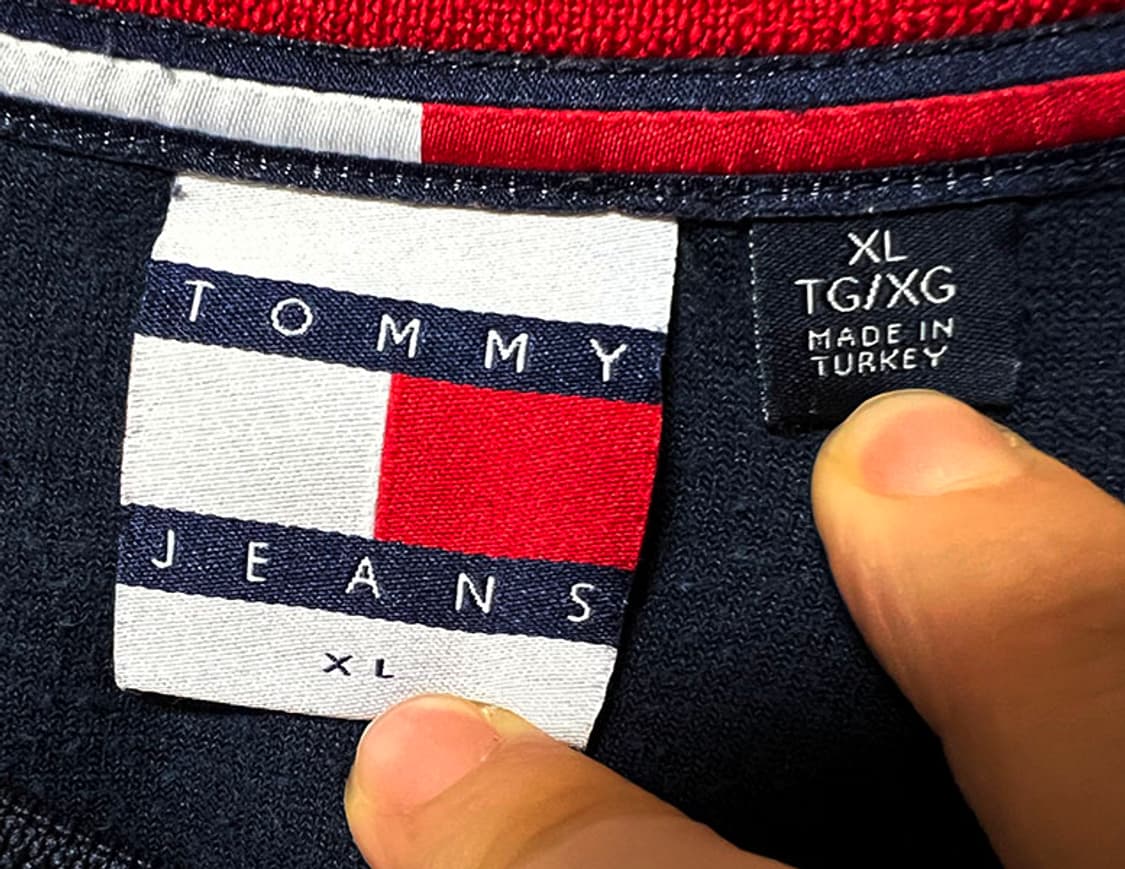 타미 진스 남자 타월 반팔티 포켓 유럽판 라운드넥 캐주얼 XL 105 상품이미지3