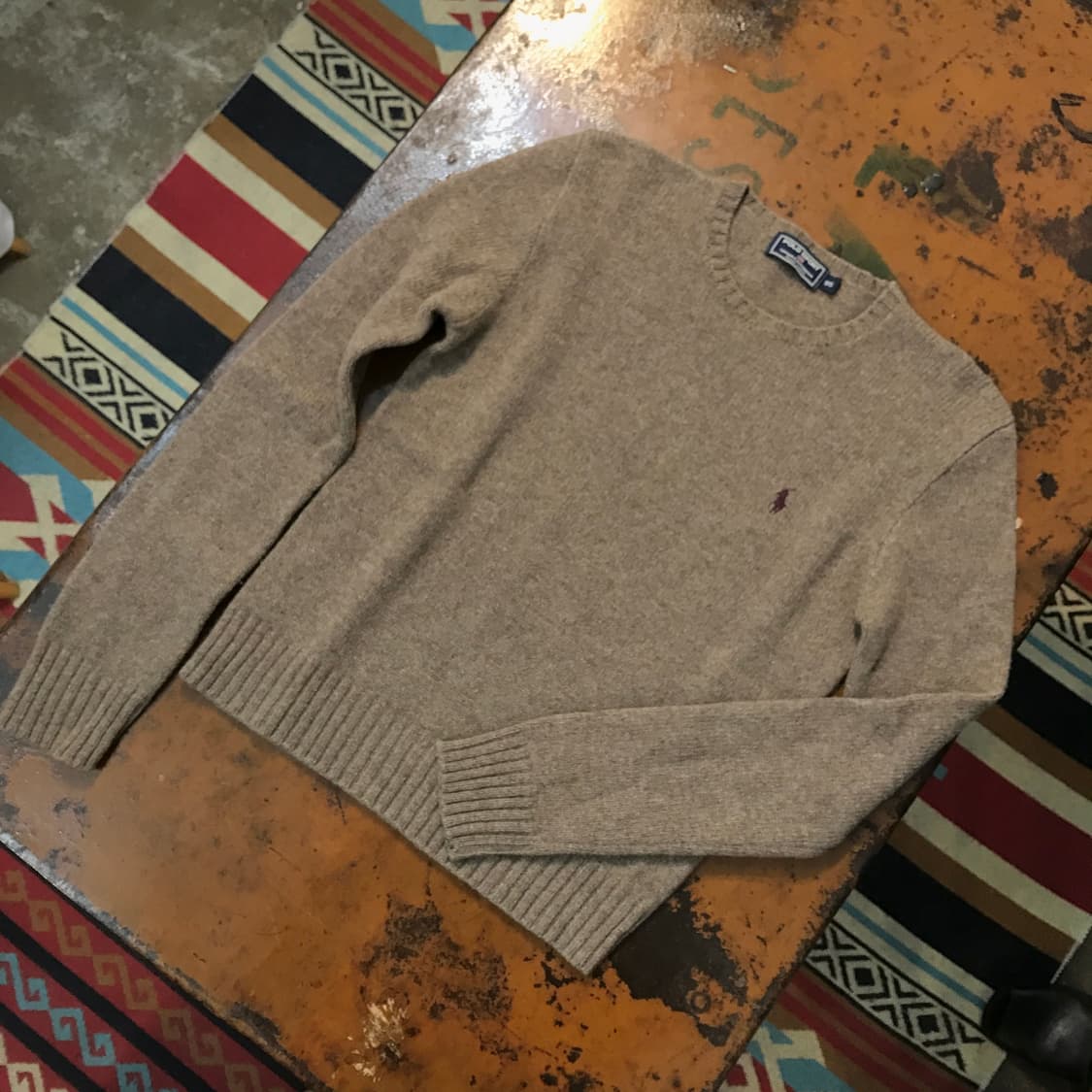 폴로랄프로렌 브라운 울 니트 여성 44 55 사이즈 상품이미지2