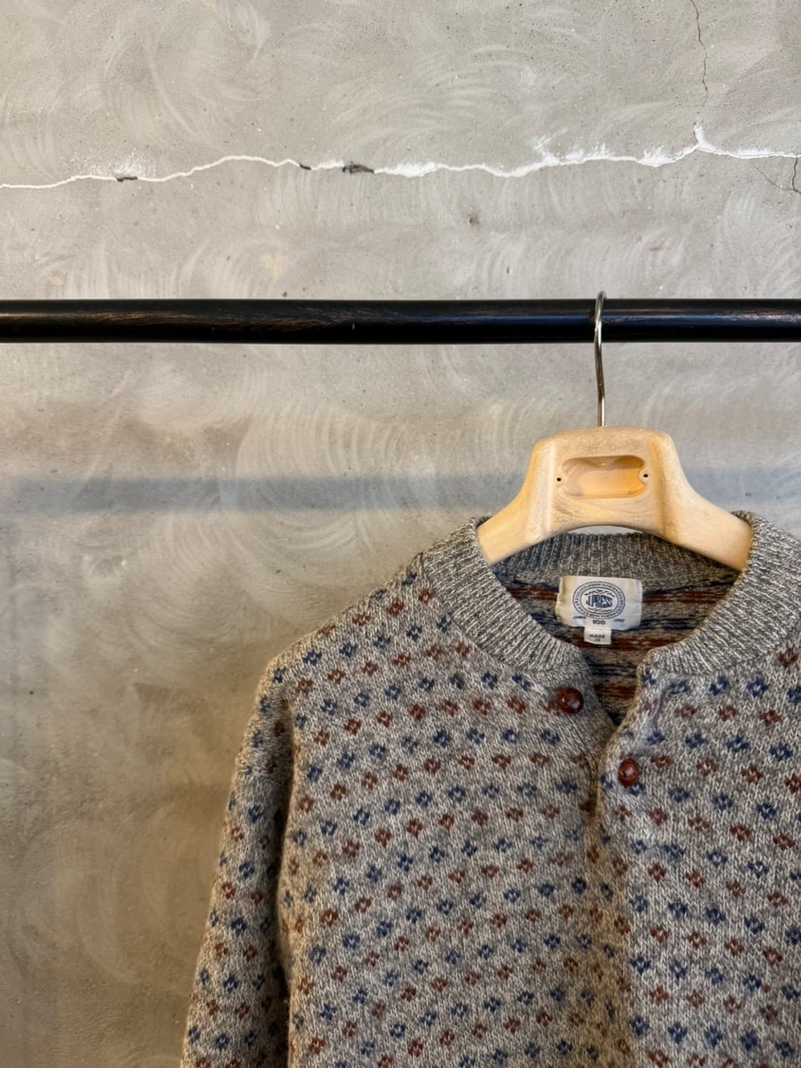 제이프레스 헨리넥 니트 100 상품이미지2