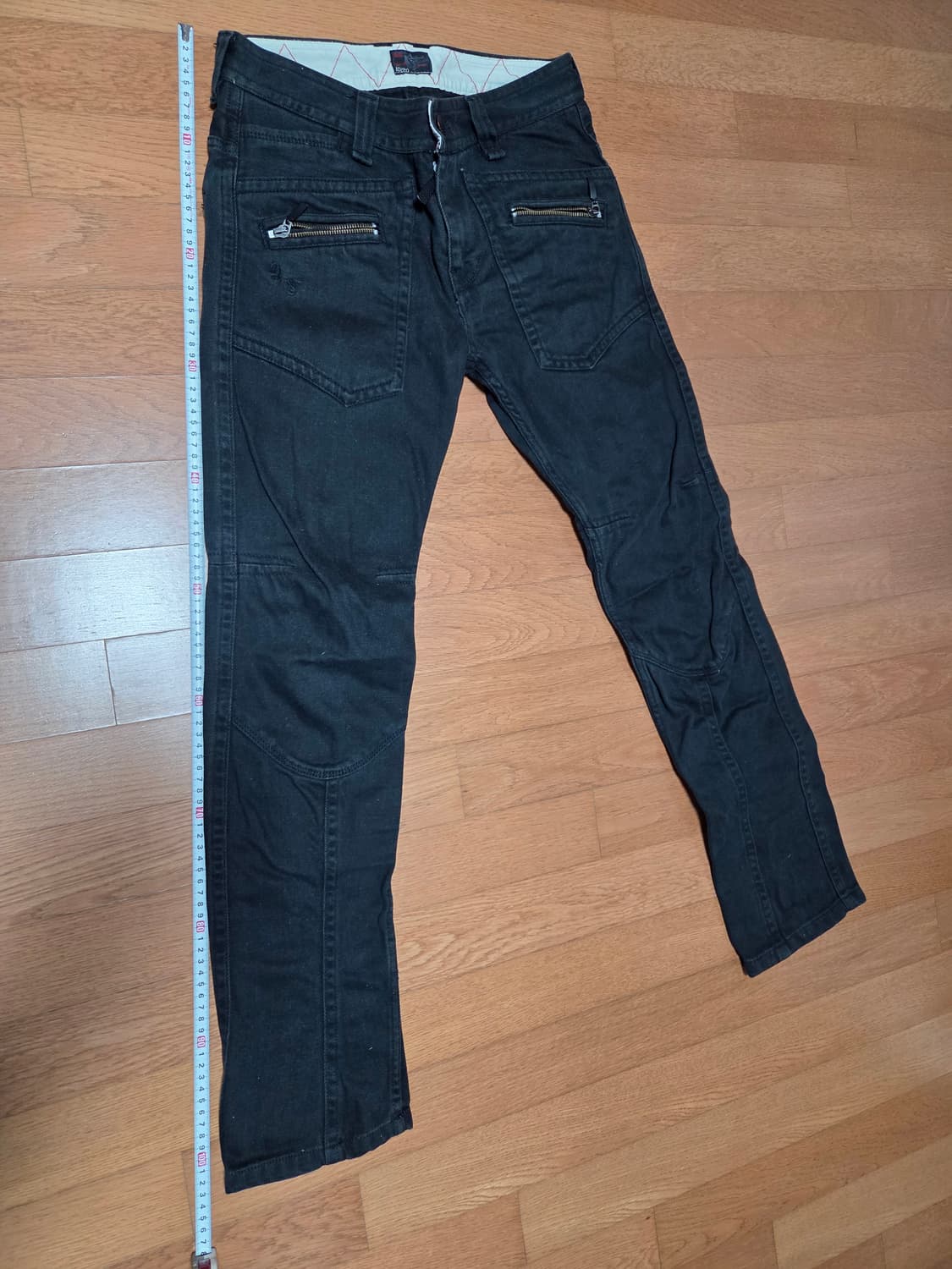 빈티지 디젤 검은속 면바지 남녀공용 28인치 상품이미지10