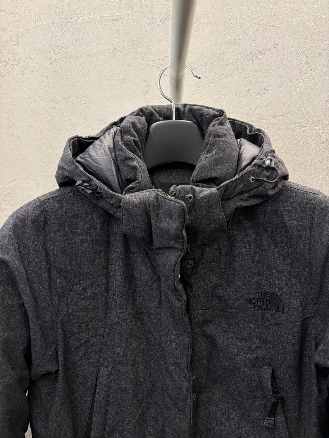 노스페이스 여성 롱패딩 그레이 95 상품이미지3