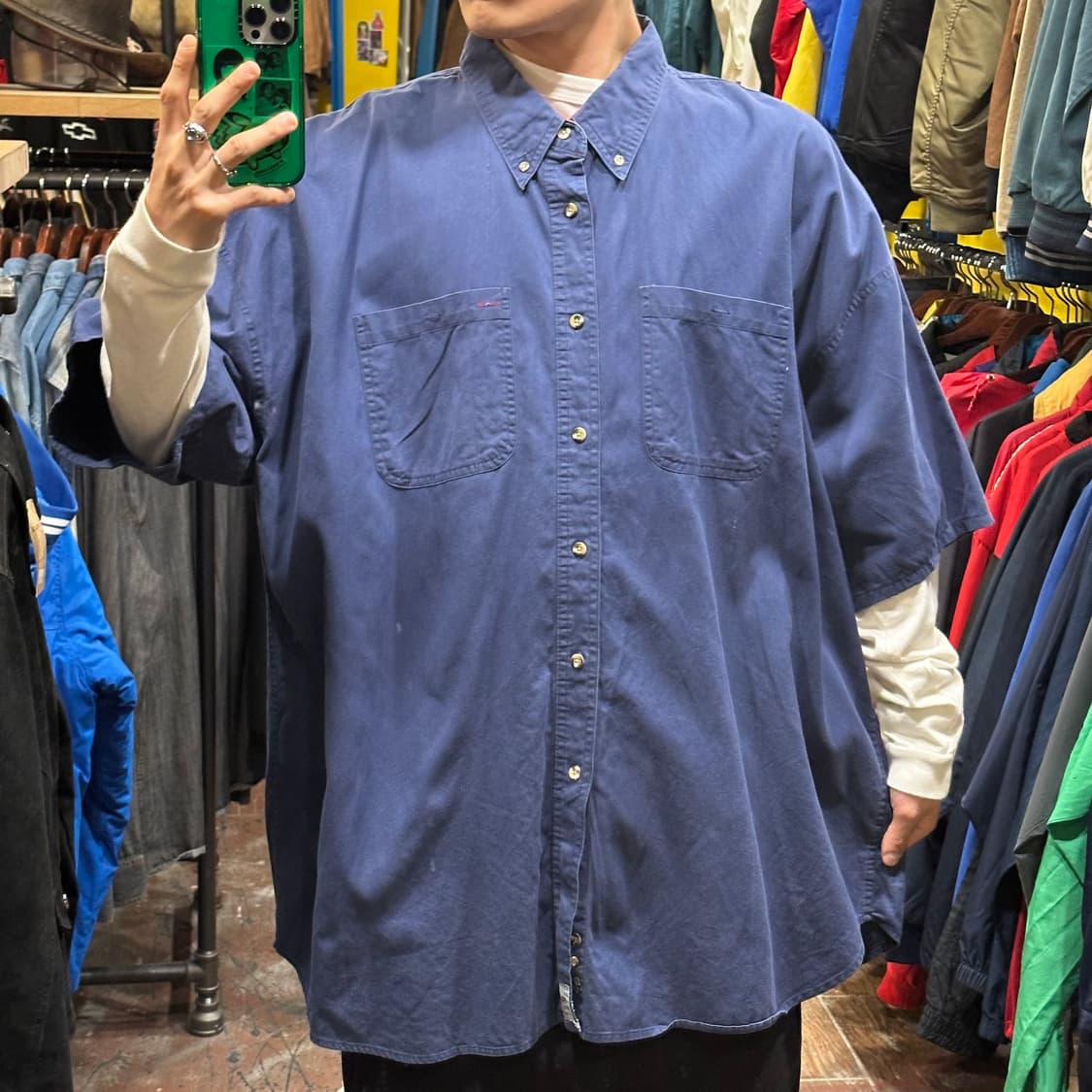 [HI] 칼하트 반팔셔츠 네이비 상품이미지2