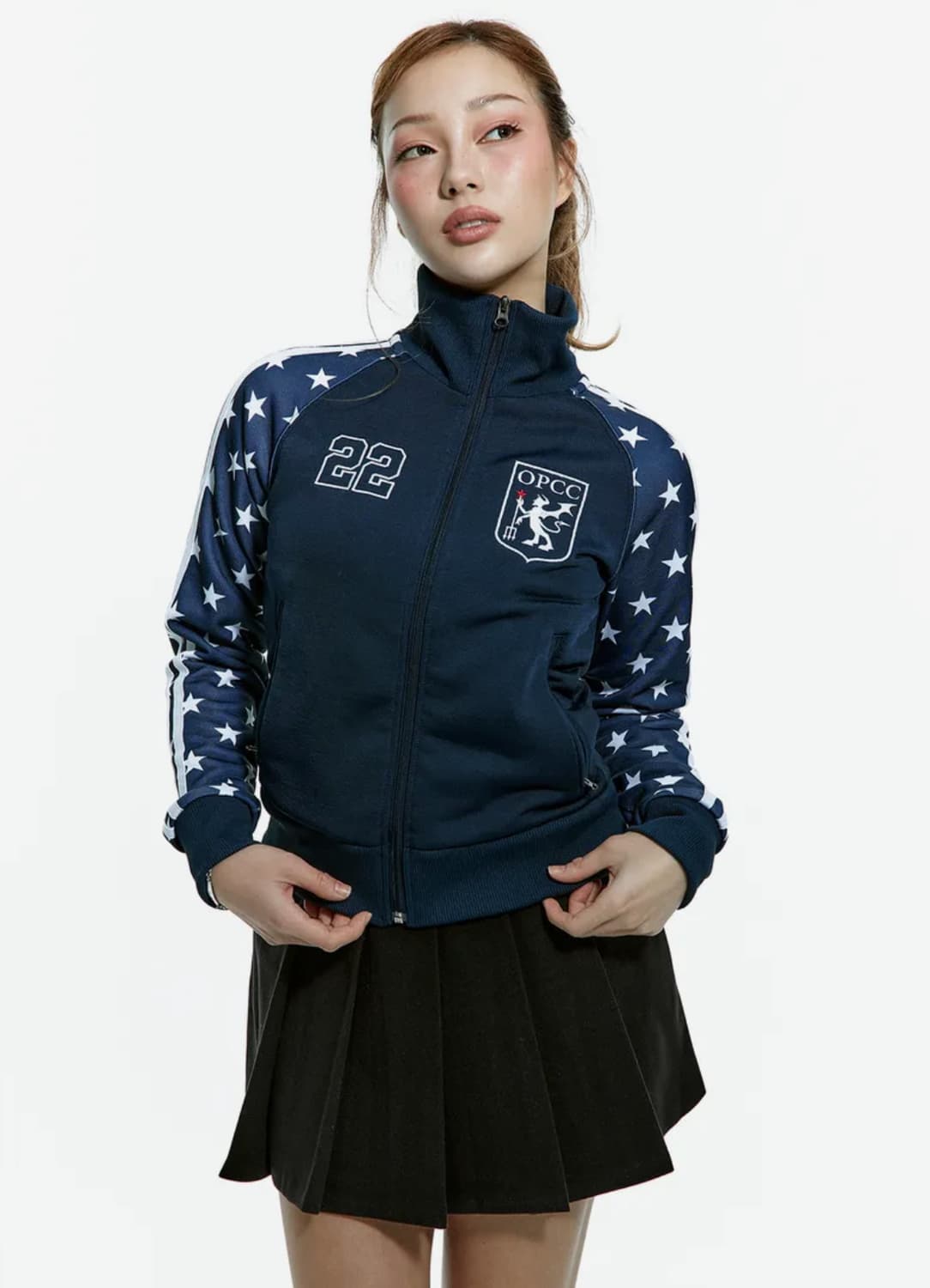 오프라인 STAR TRACK TOP (NAVY) 집업 상품이미지1