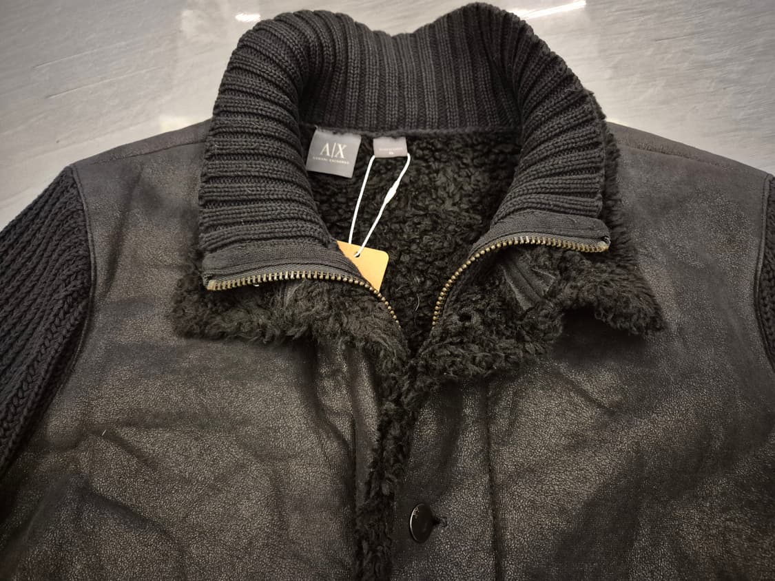 00s 알마니익스체인지 쉐르파 니트 짚업 상품이미지4