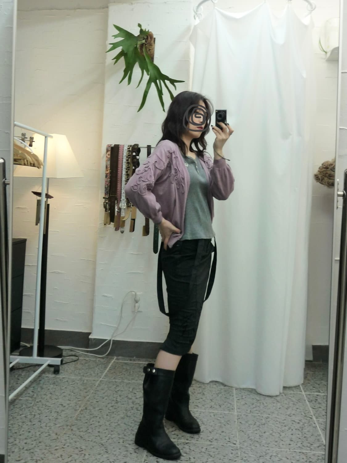 deep pink short cardigan 상품이미지3