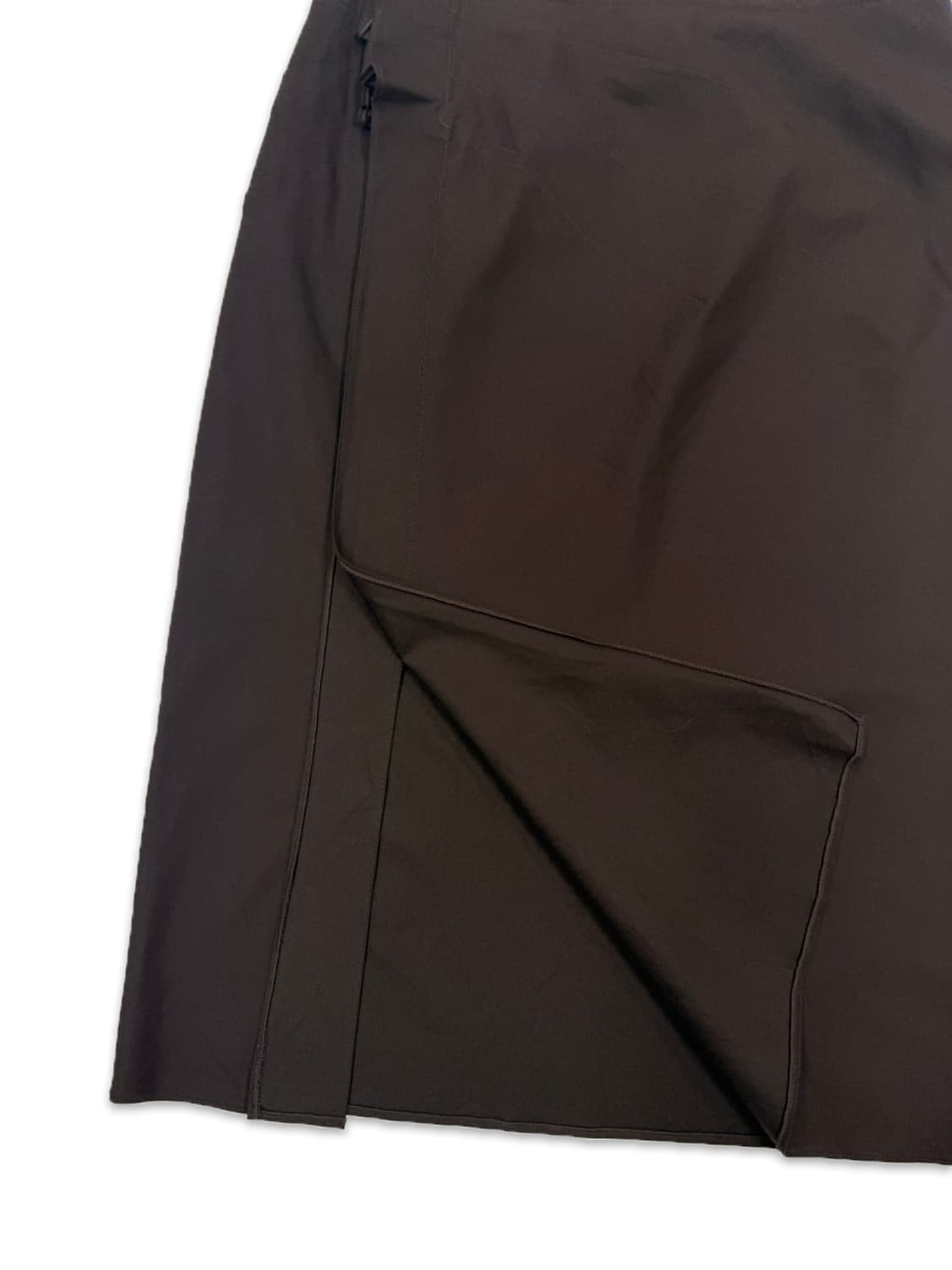 빈티지 다크 브라운 미디 스커트 상품이미지3