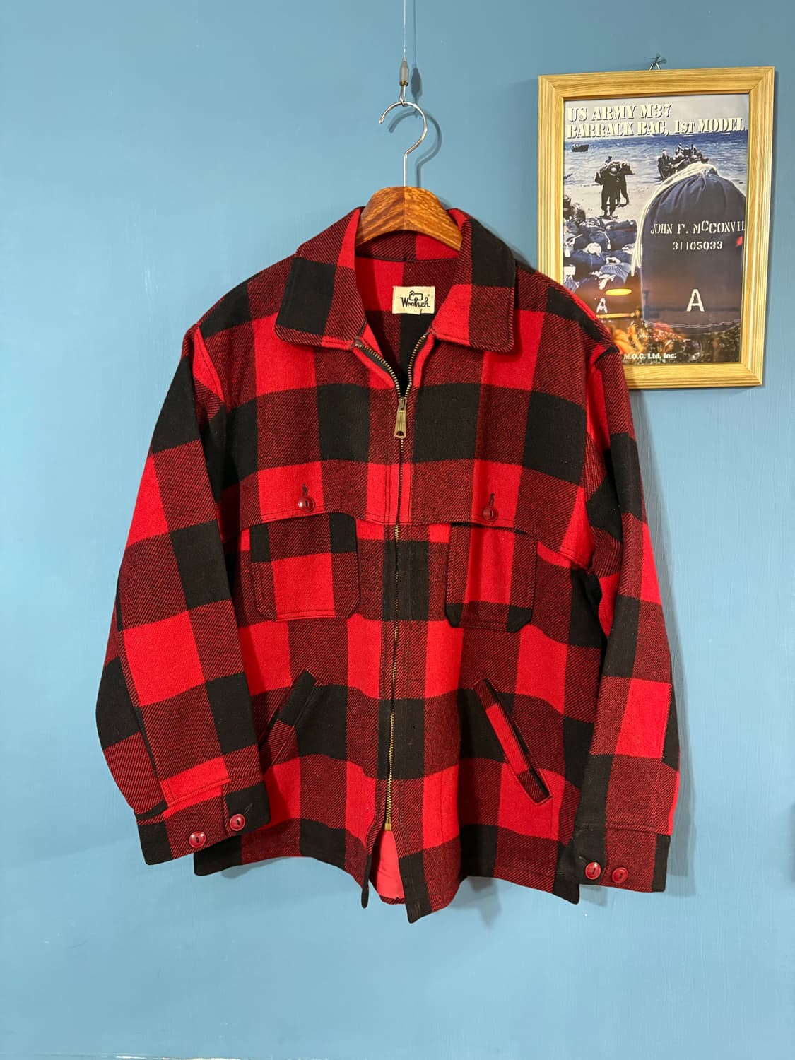 70's Woolrich Buffalo Mackinaw Cruiser   상품이미지1