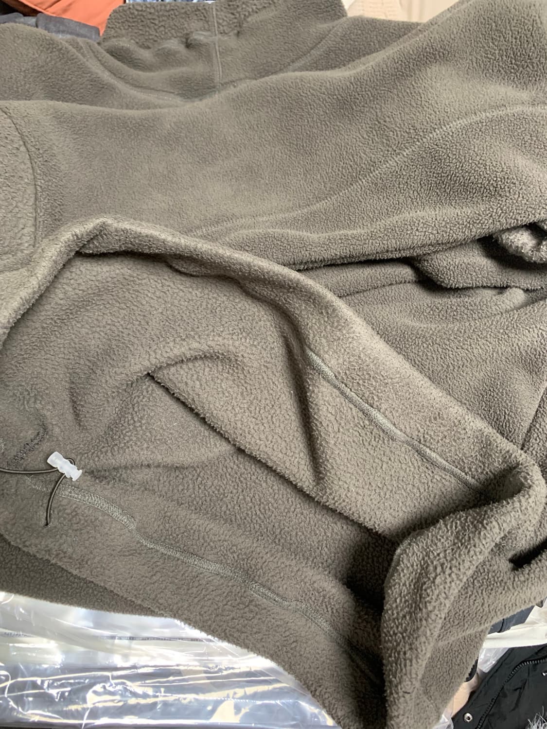 쉬이즈큐트 오버사이즈드 플리스 그레이 상품이미지7