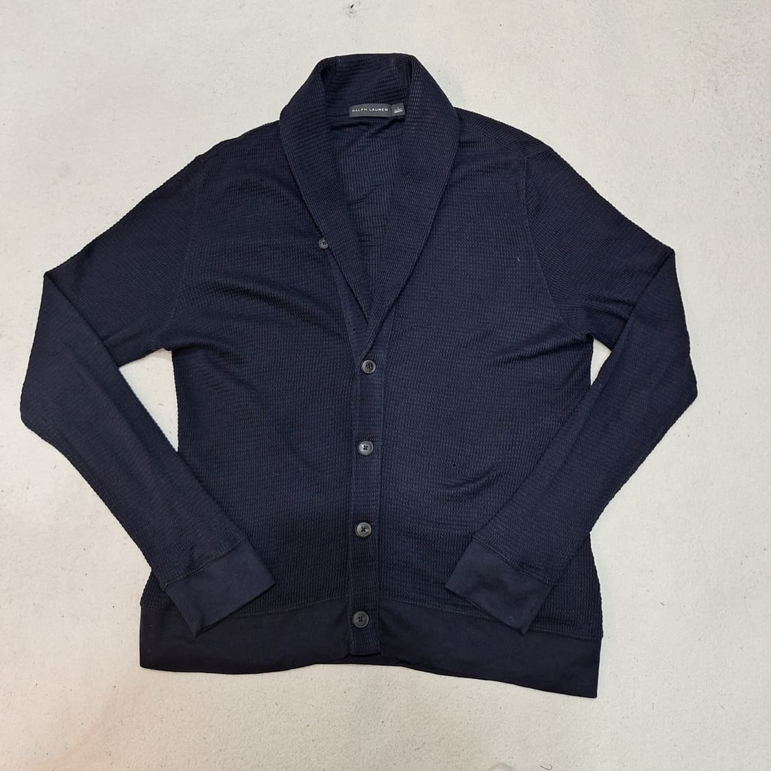 랄프로렌  와플 숄카라가디건L 상품이미지1