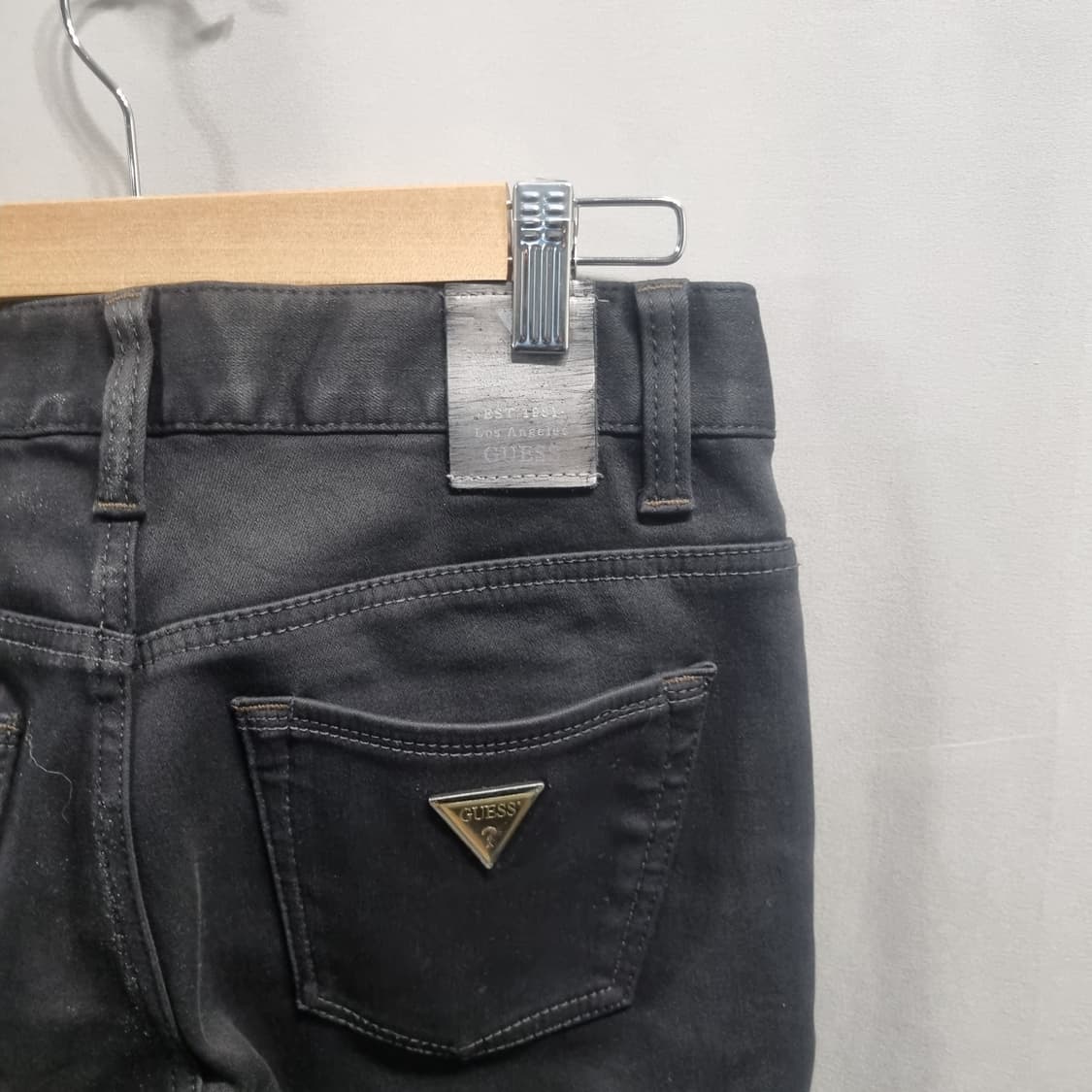 게스 블랙 여성 바지 상품이미지5