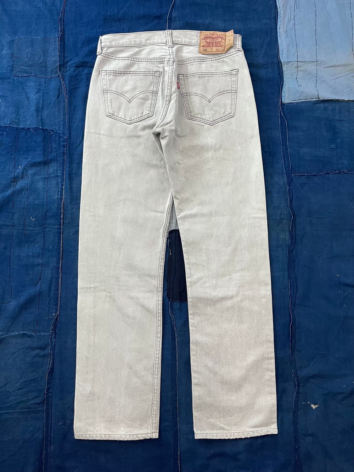 빈티지 리바이스 501 데님 팬츠 그레이 상품이미지3