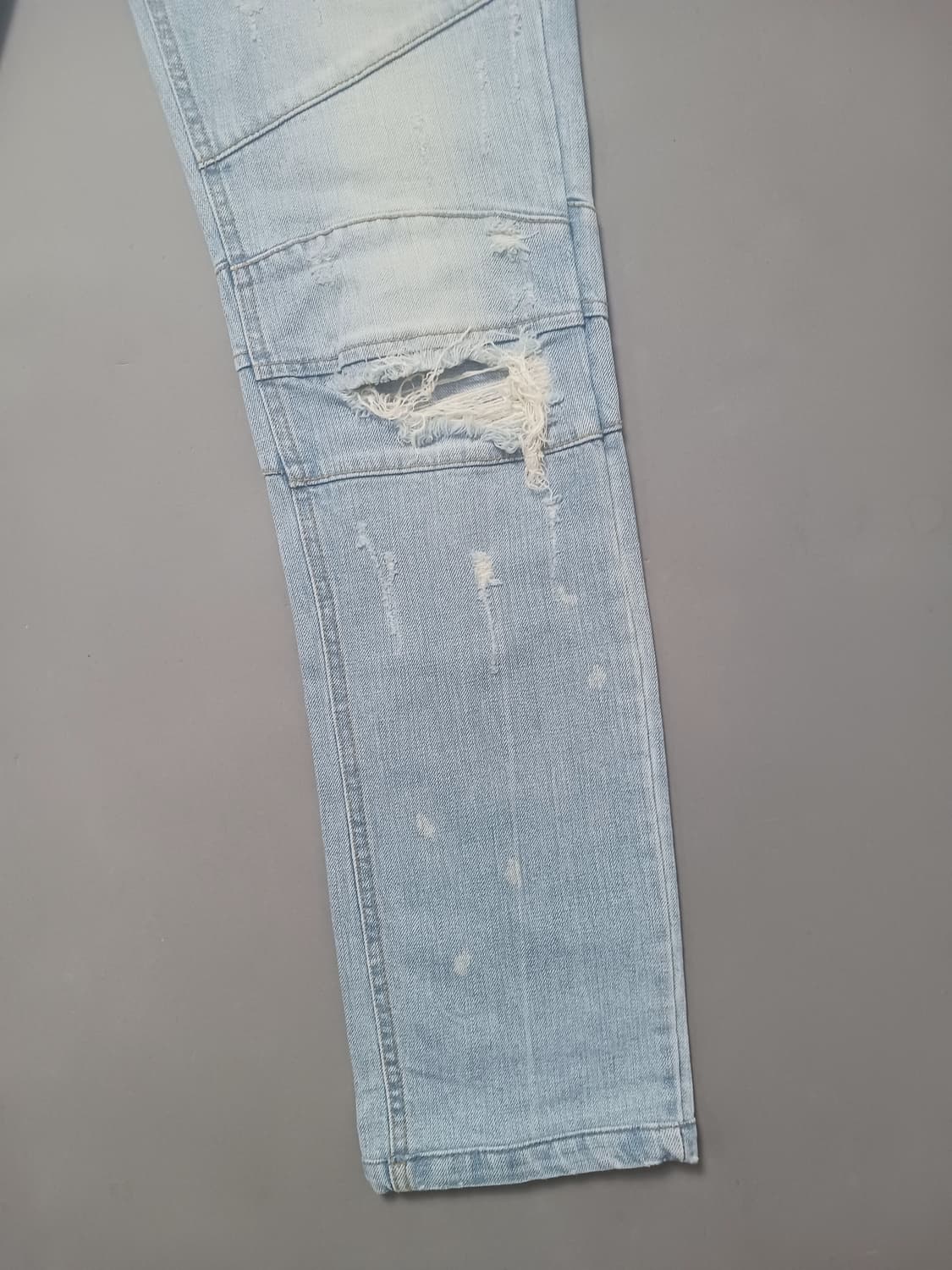 [32] 발망 연청 디스 바이커진 청바지 상품이미지5