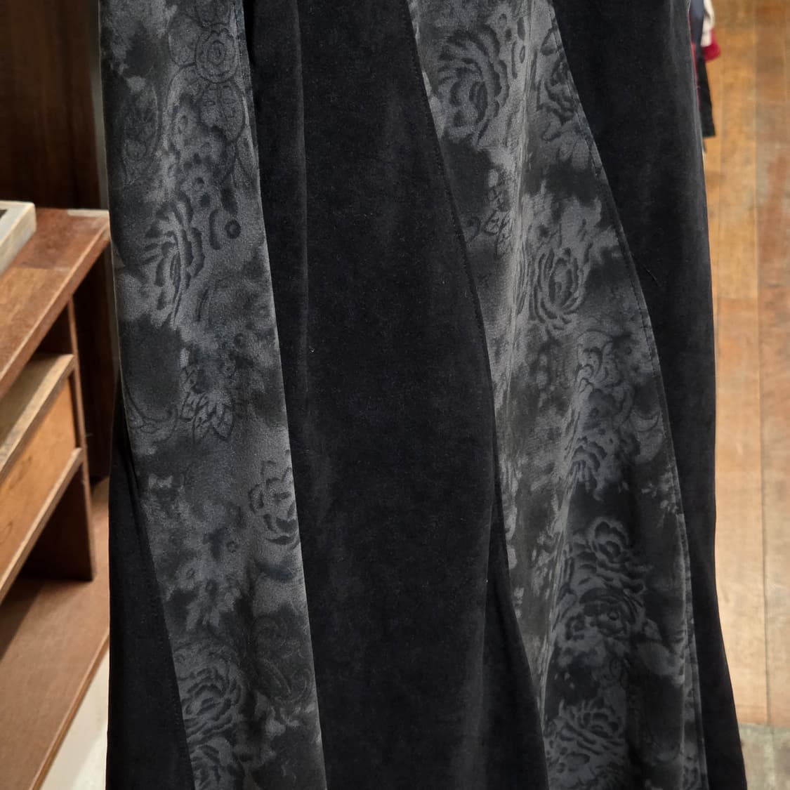 JPN 오리엔탈 플라워 패턴 머메이드 스커트 상품이미지6