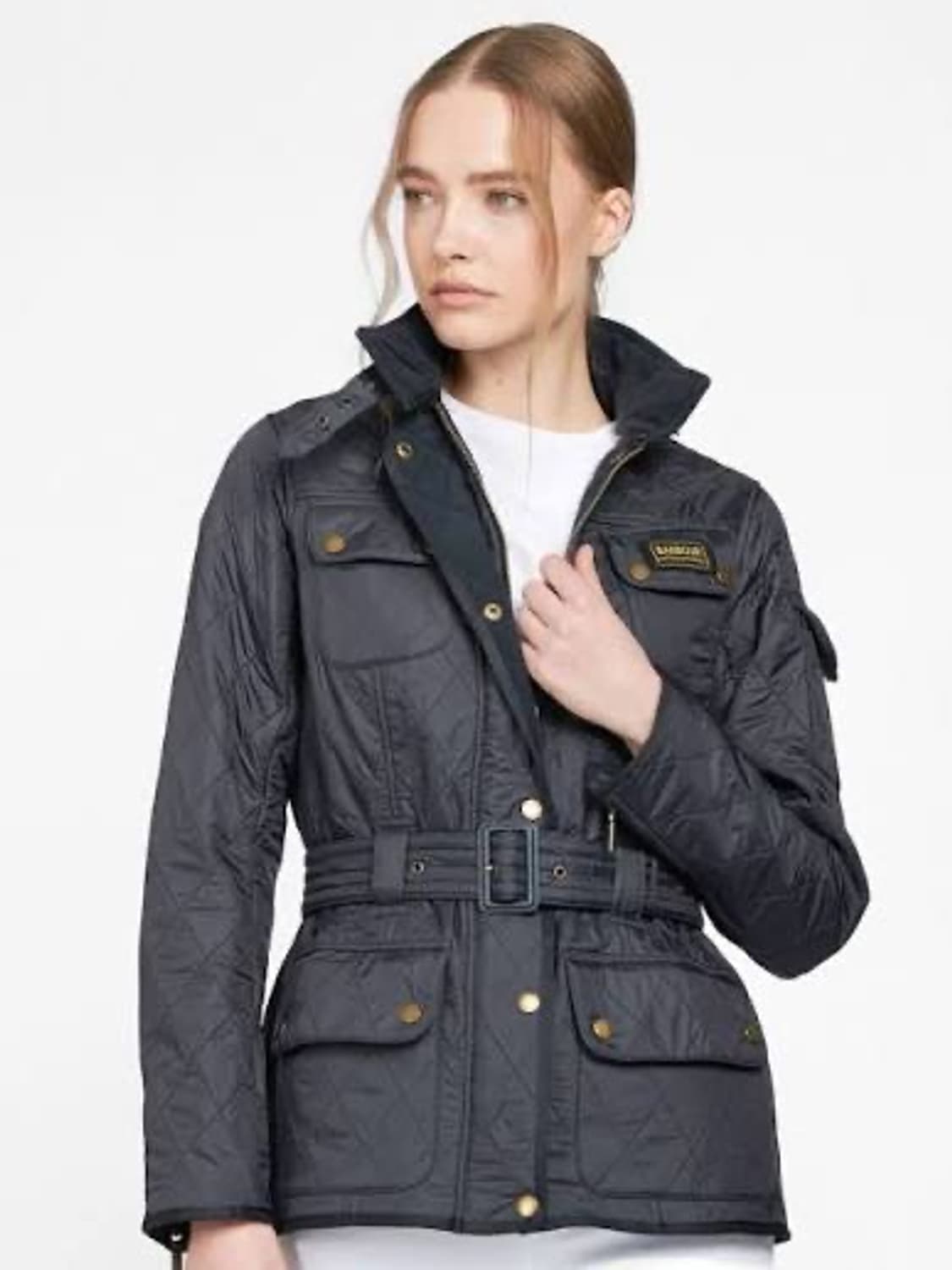 Barbour 바버 인터내셔널 폴라 퀼트 자켓 블랙  상품이미지2