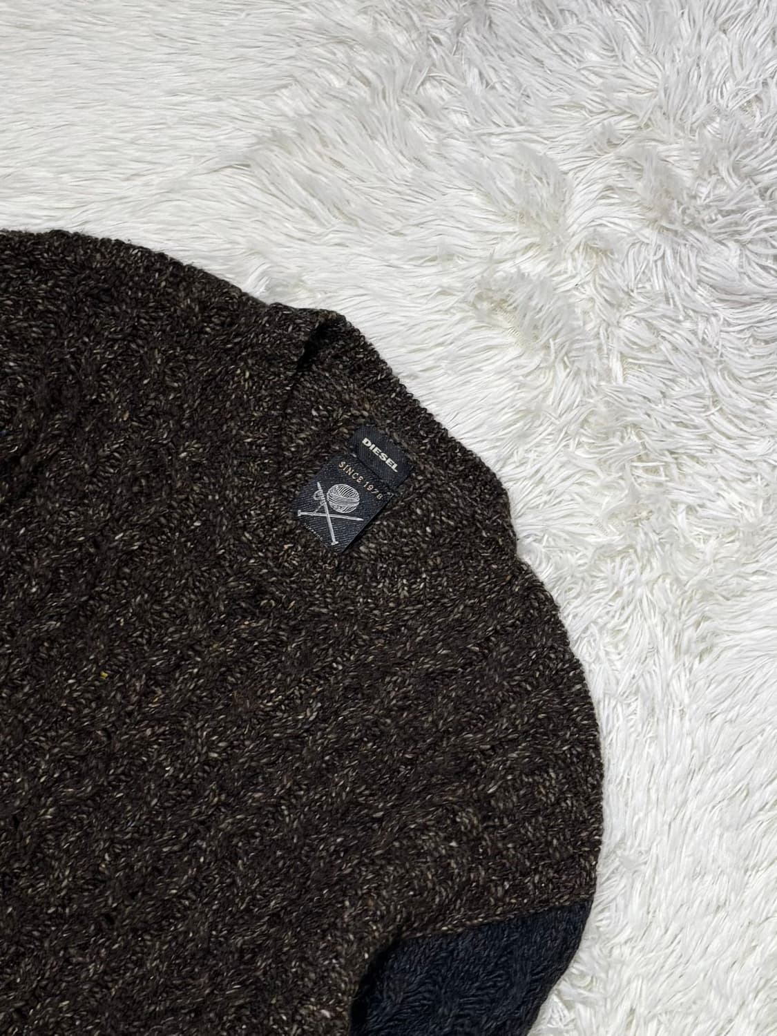 디젤 배색 니트 상품이미지4