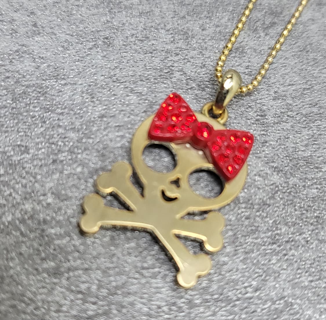 skull earrings necklace set 상품이미지2