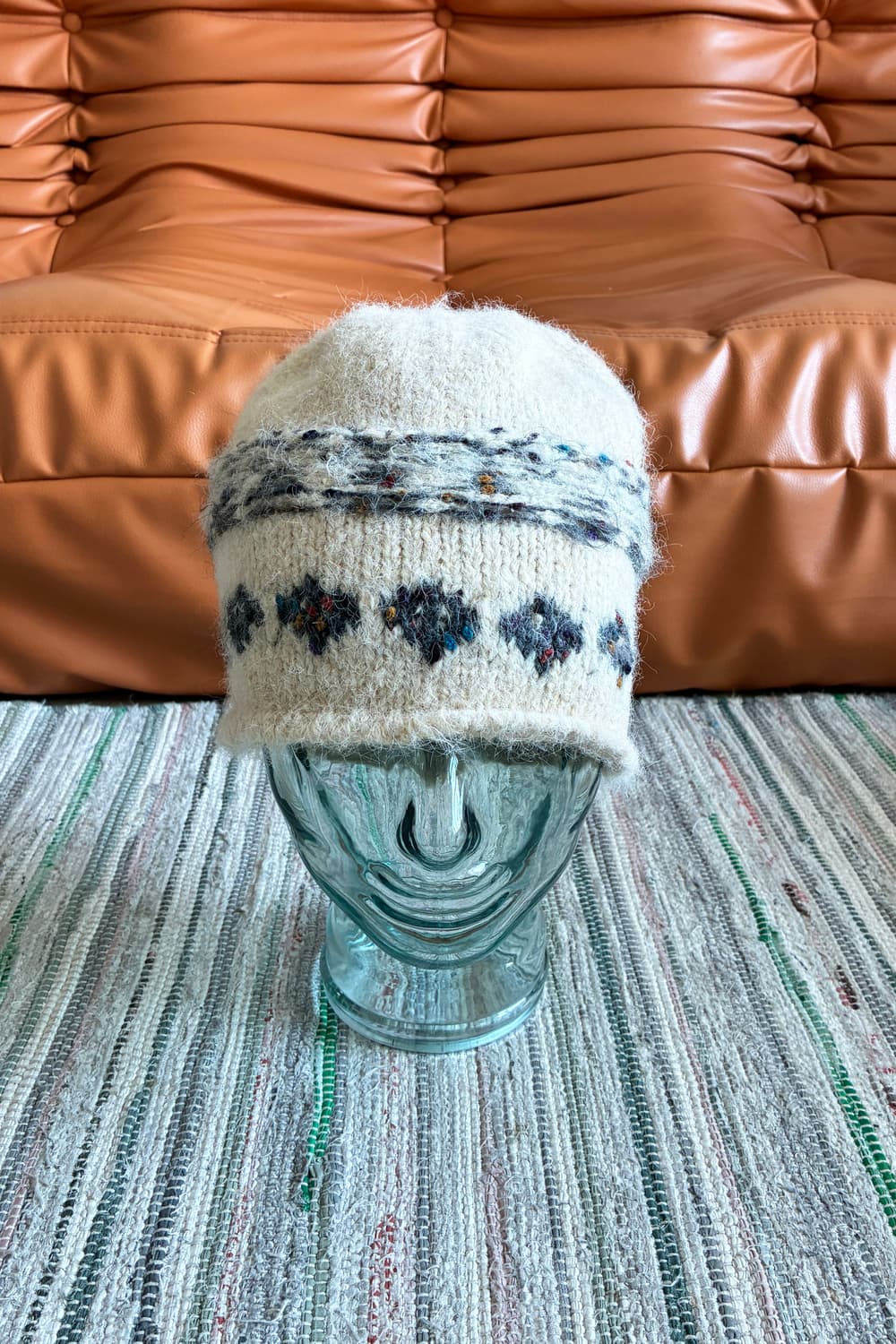 Ethnic Angora Beanie 상품이미지1