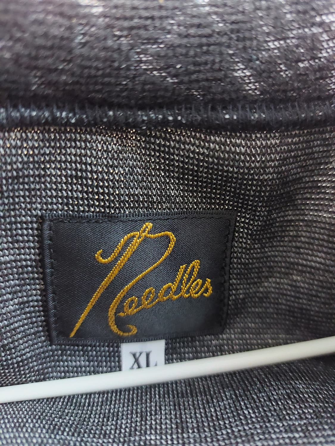 니들스25ss 립 칼라 트랙 자켓 파일 자카드 스파이더 웹 XL 상품이미지3